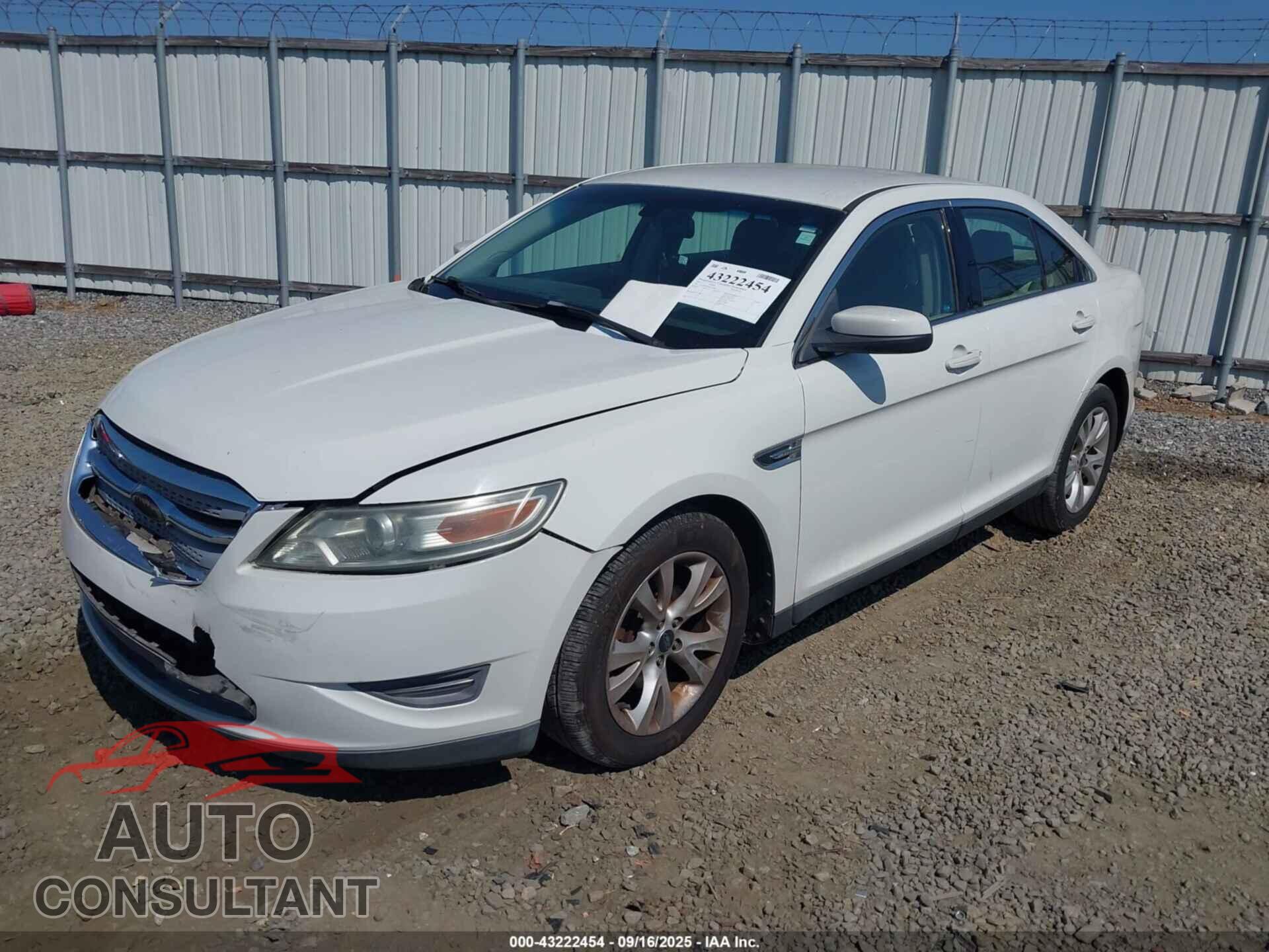 FORD TAURUS 2011 - 1FAHP2EW9BG101089