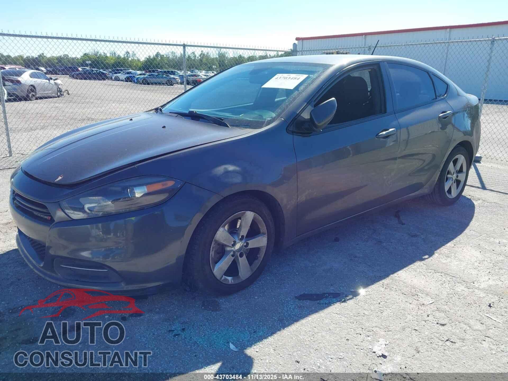 DODGE DART 2016 - 1C3CDFBB8GD564005
