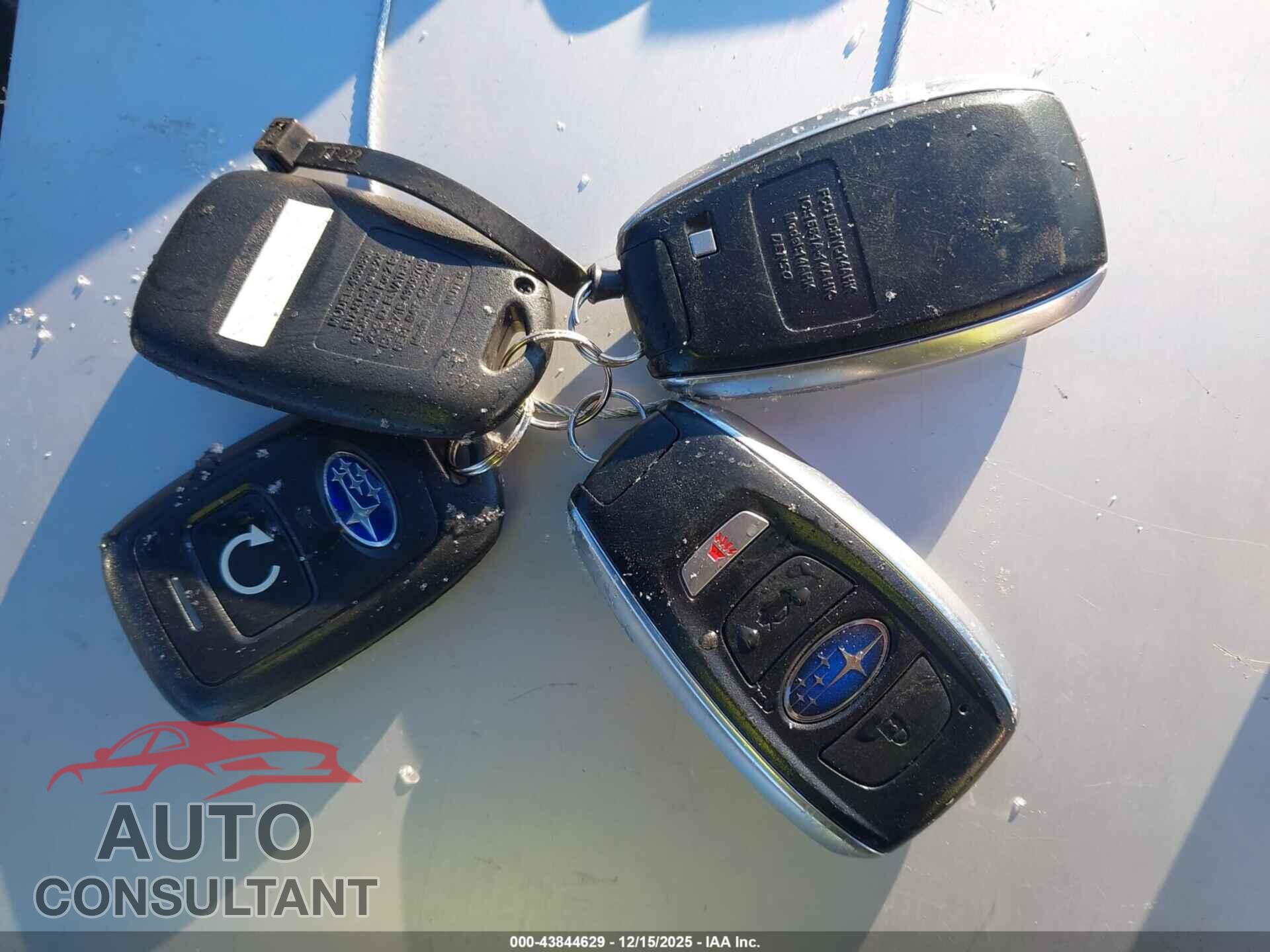 SUBARU FORESTER 2019 - JF2SKAUC6KH481987