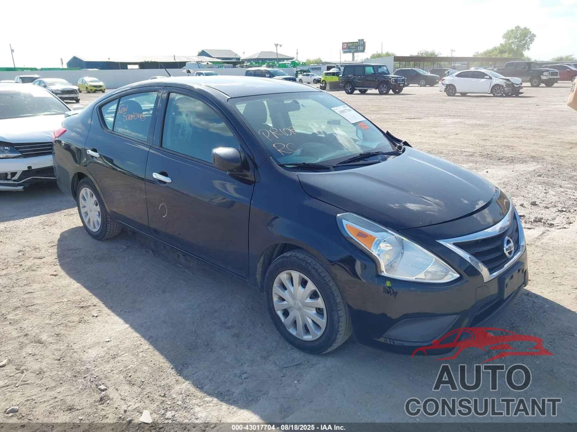 NISSAN VERSA 2018 - 3N1CN7AP9JL872557