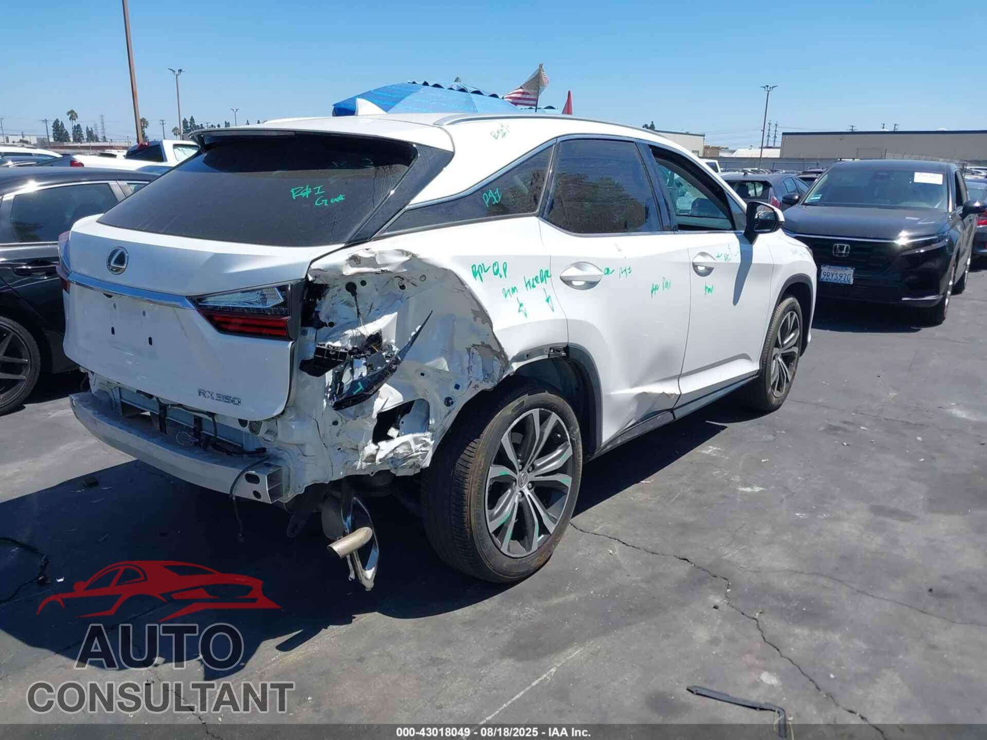 LEXUS RX 350 2016 - 2T2ZZMCA9GC004679