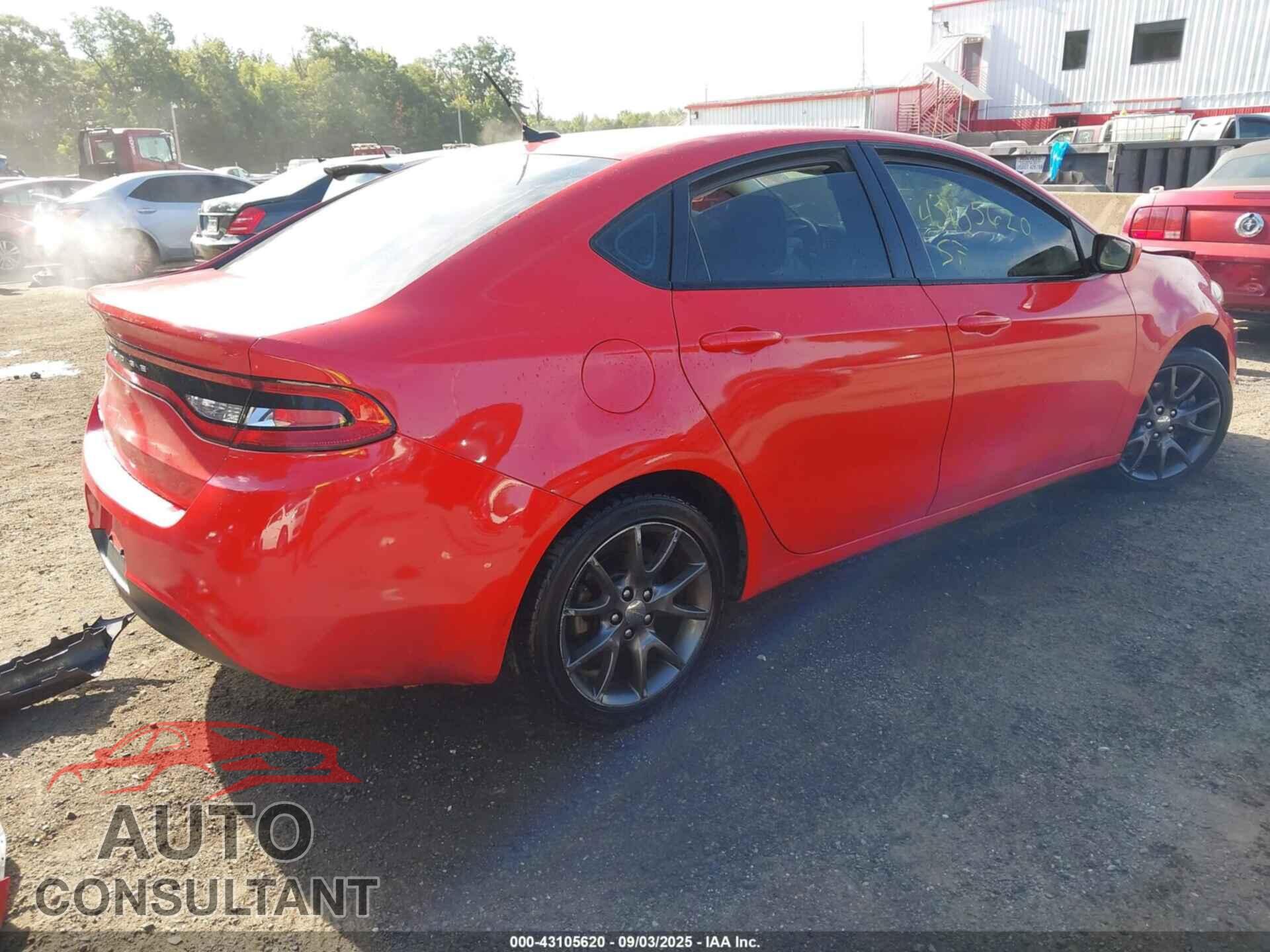 DODGE DART 2016 - 1C3CDFAA4GD652977