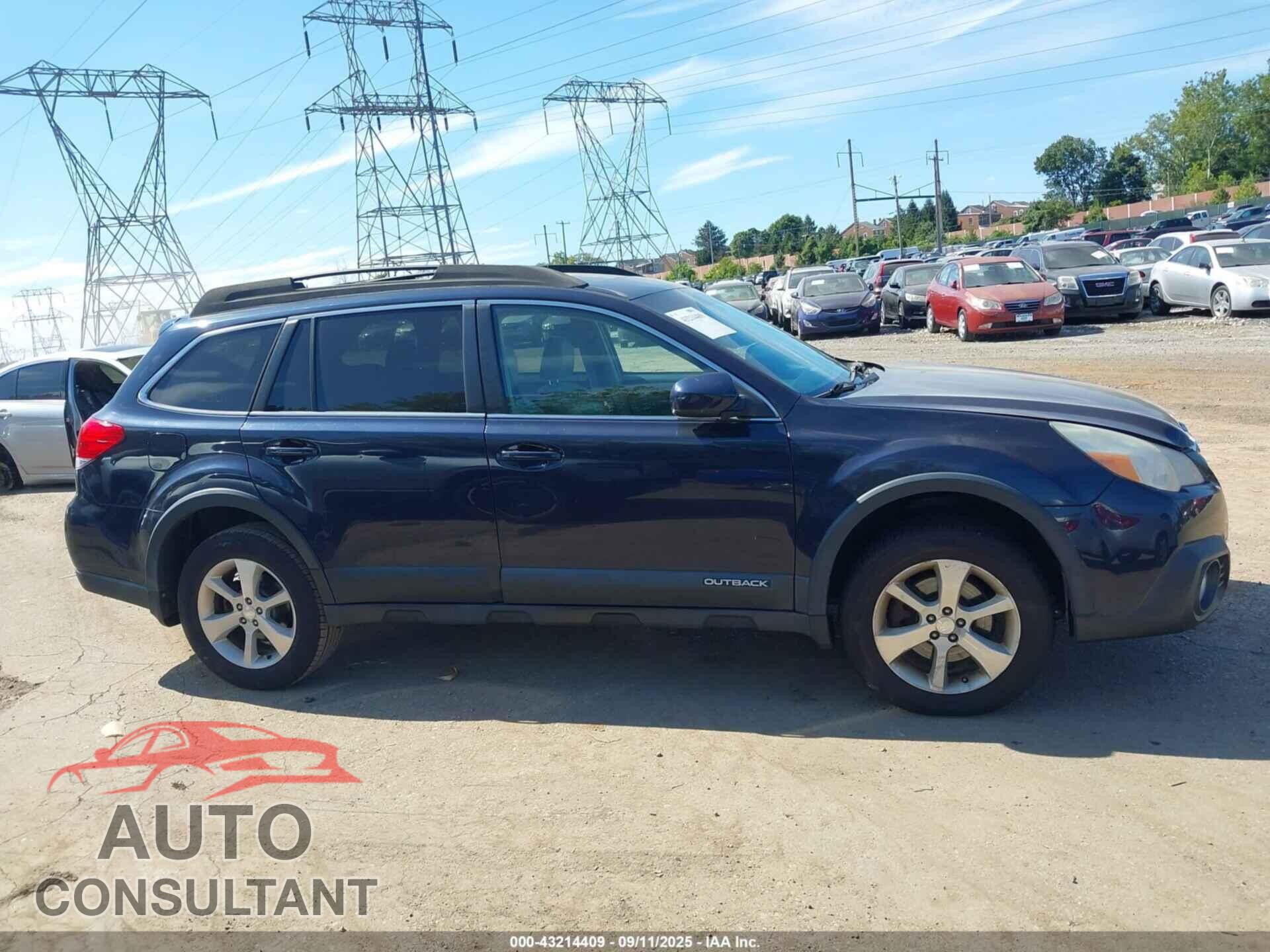 SUBARU OUTBACK 2013 - 4S4BRDPC4D2223153