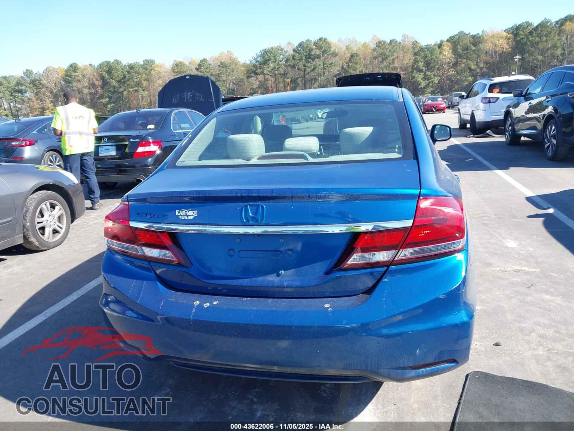 HONDA CIVIC 2013 - 19XFB2F86DE242530
