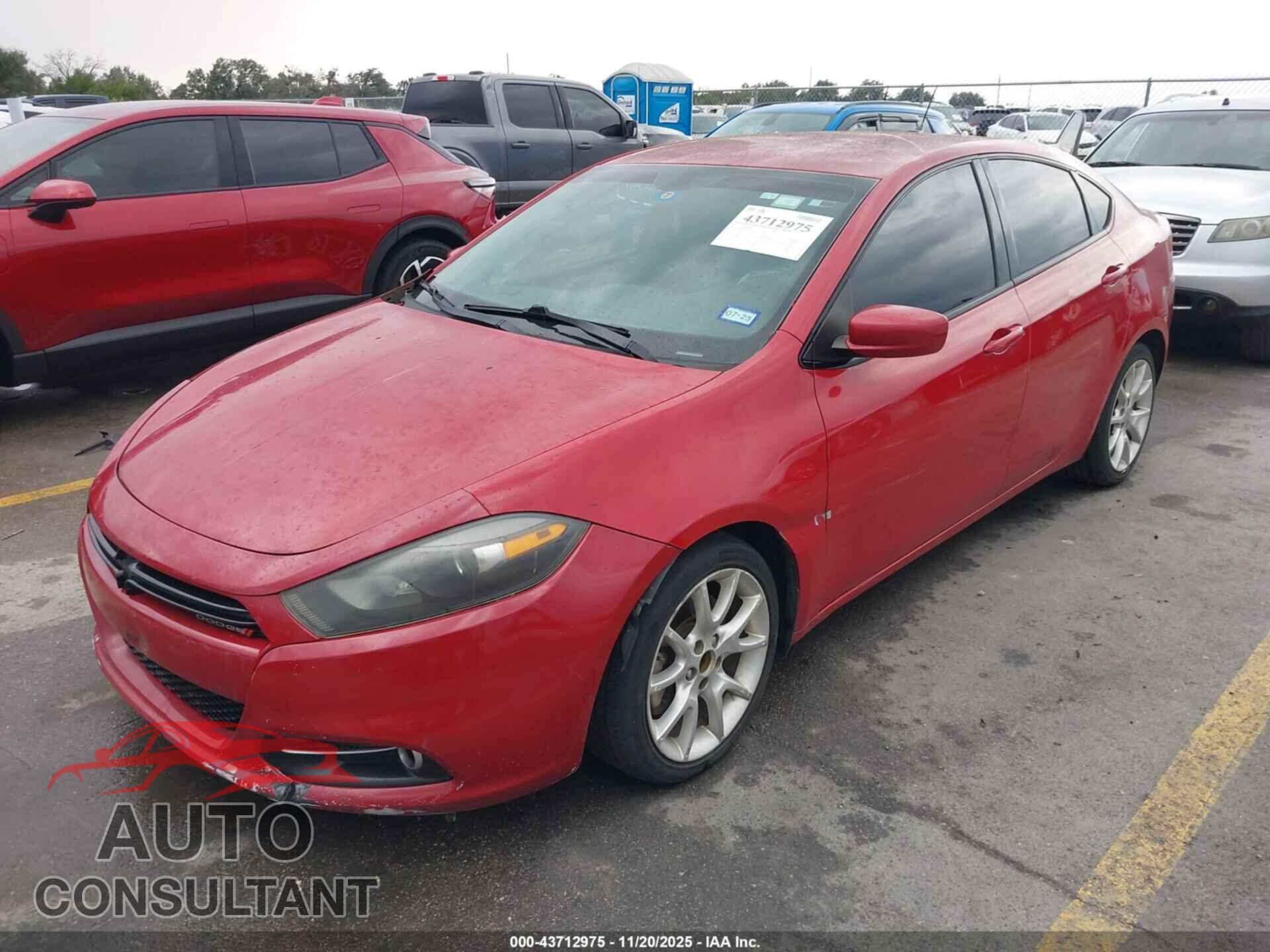 DODGE DART 2013 - 1C3CDFBA5DD342556