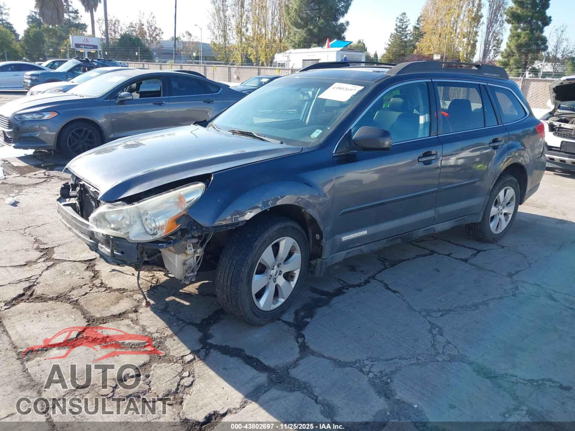 SUBARU OUTBACK 2012 - 4S4BRELC1C2204019