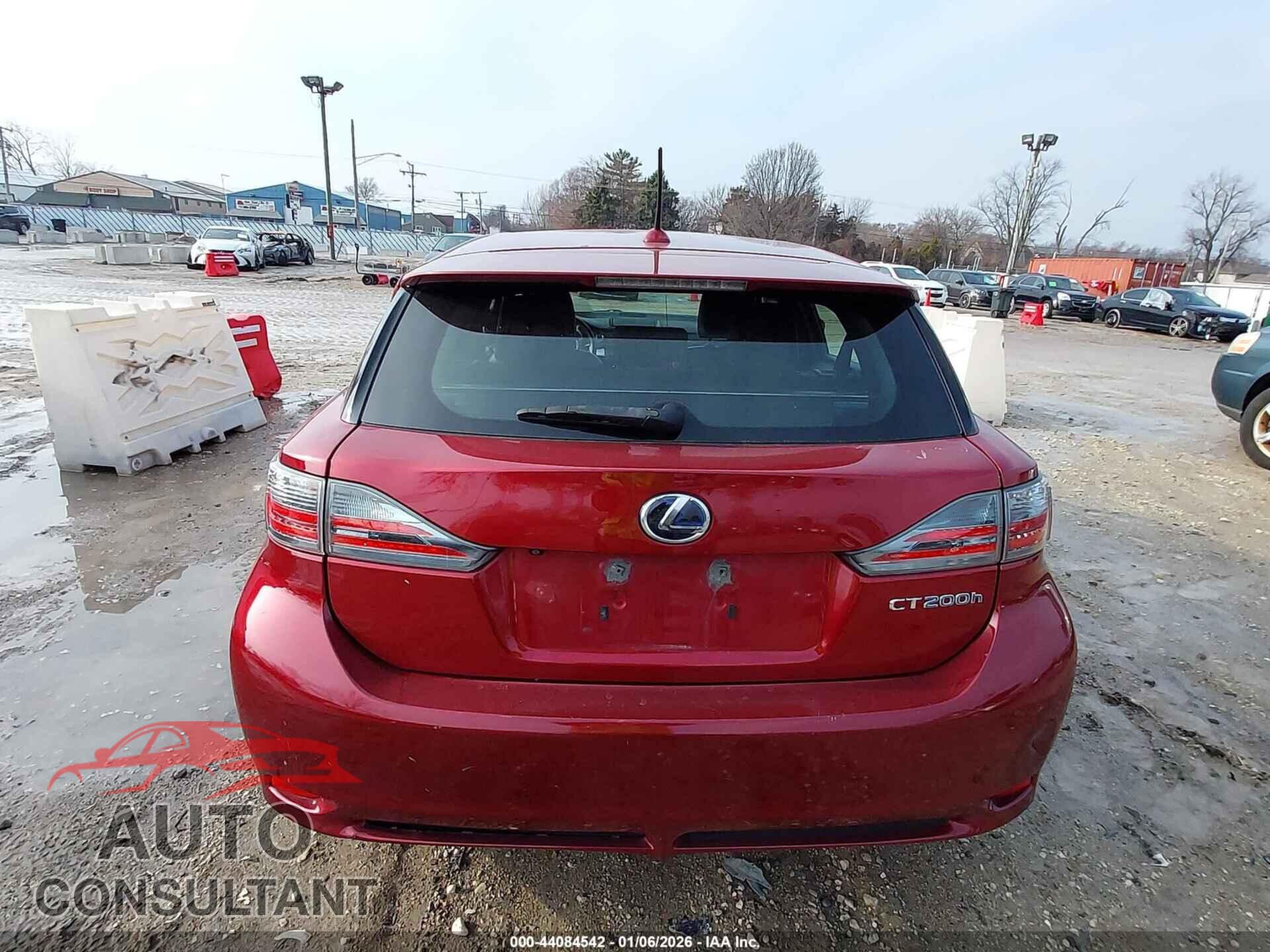 LEXUS CT 200H 2012 - JTHKD5BH7C2050138