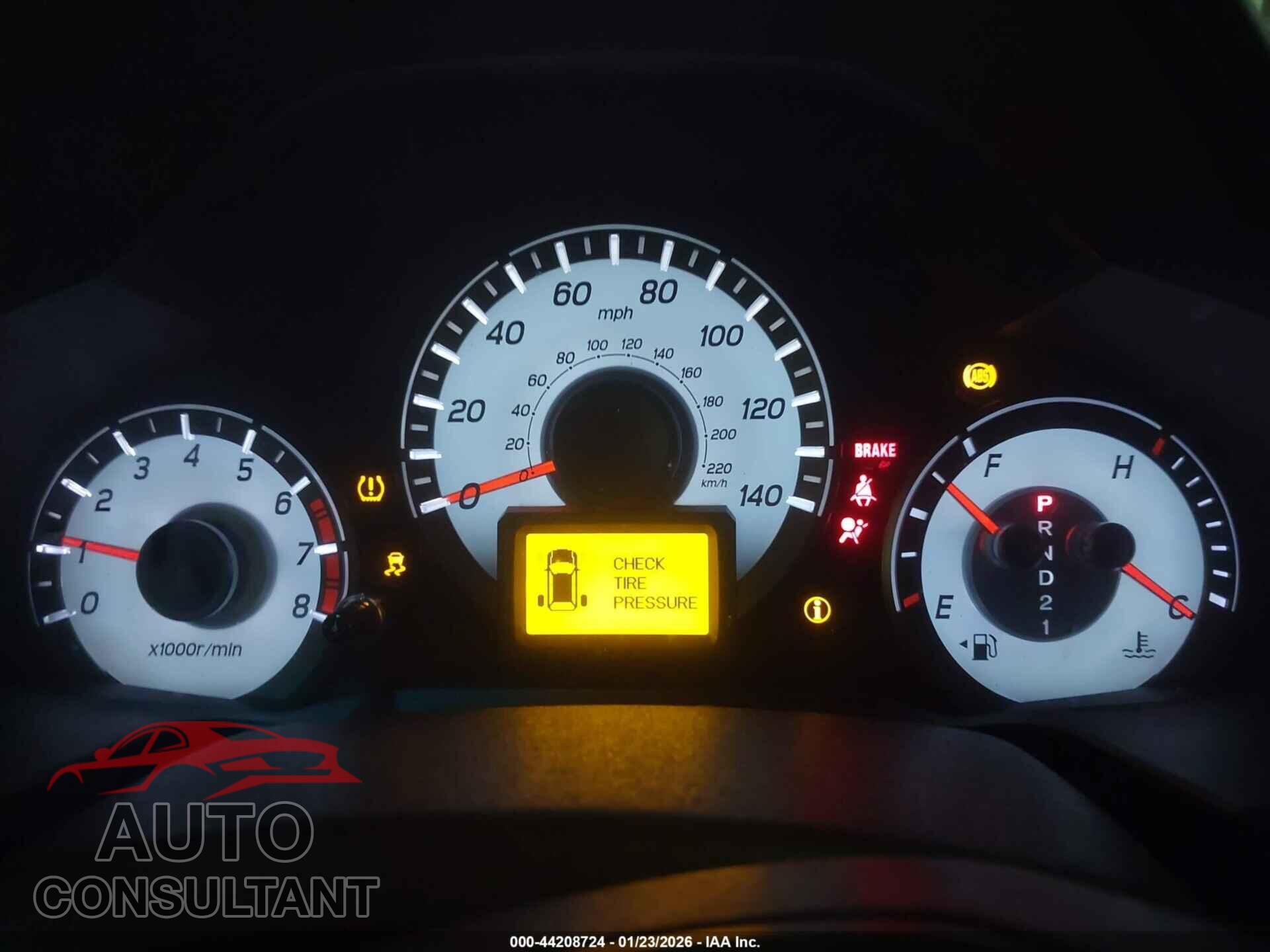 HONDA PILOT 2012 - 5FNYF3H95CB038416