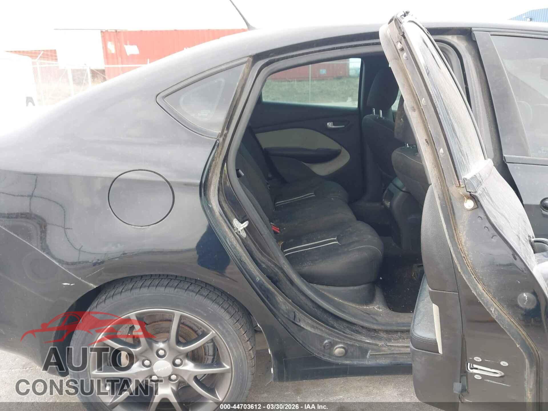 DODGE DART 2013 - 1C3CDFBA2DD123022