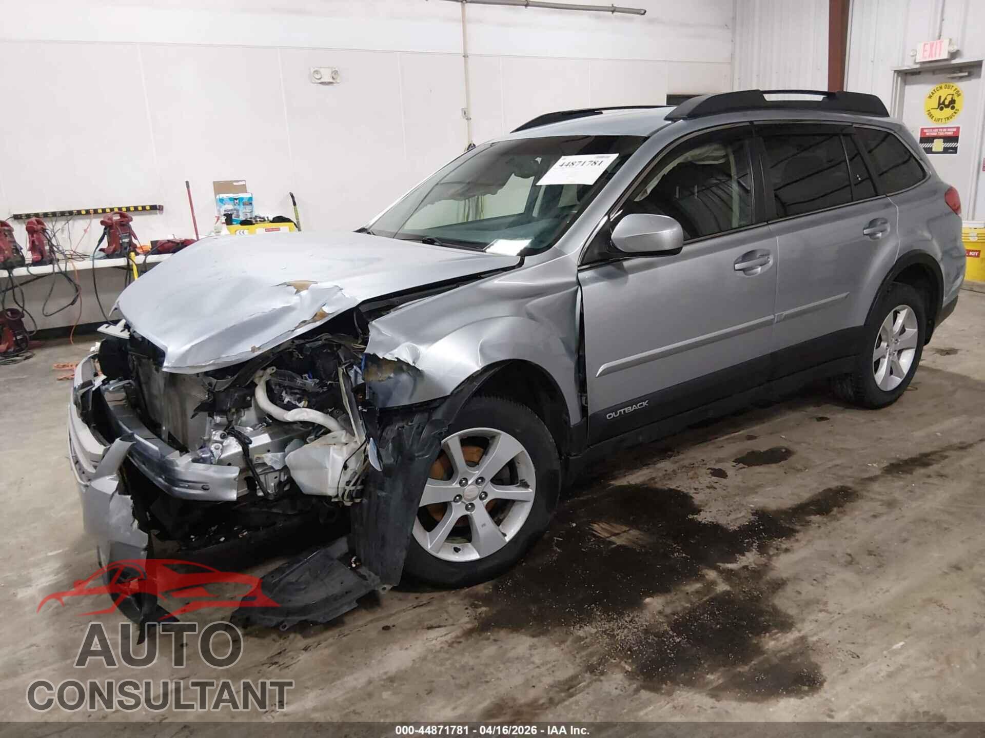 SUBARU OUTBACK 2014 - 4S4BRBCC2E3308501