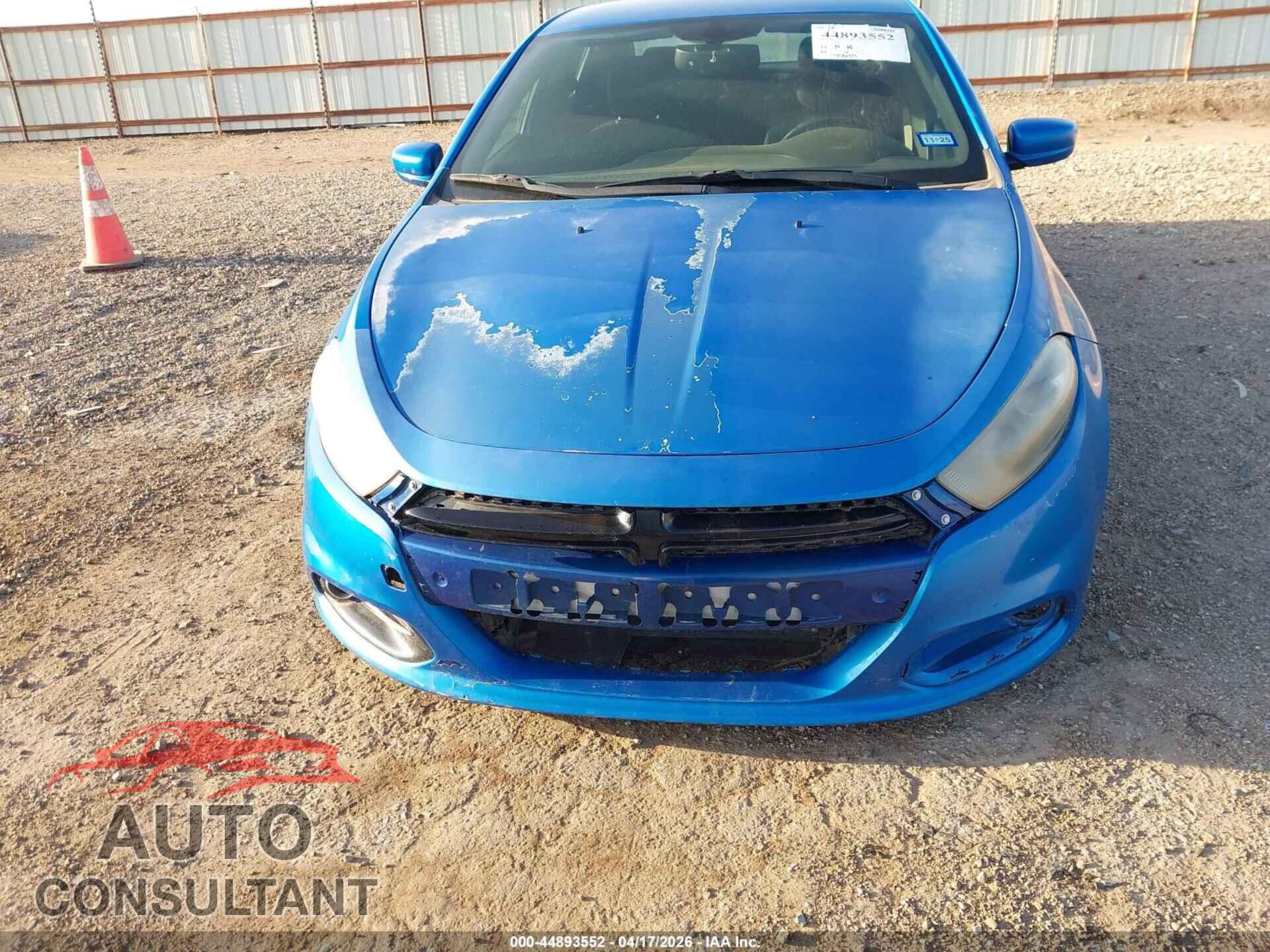 DODGE DART 2015 - 1C3CDFBB5FD406851