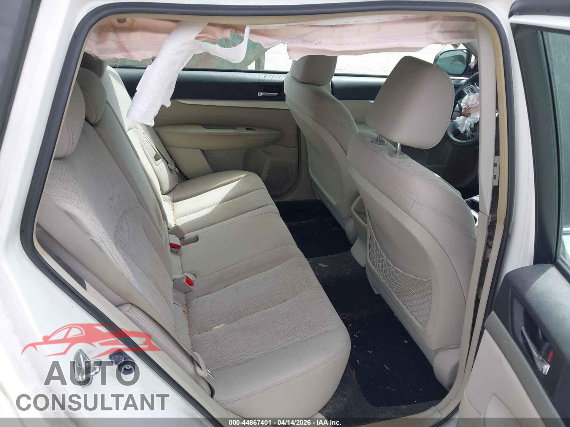 SUBARU OUTBACK 2013 - 4S4BRBAC7D3324162