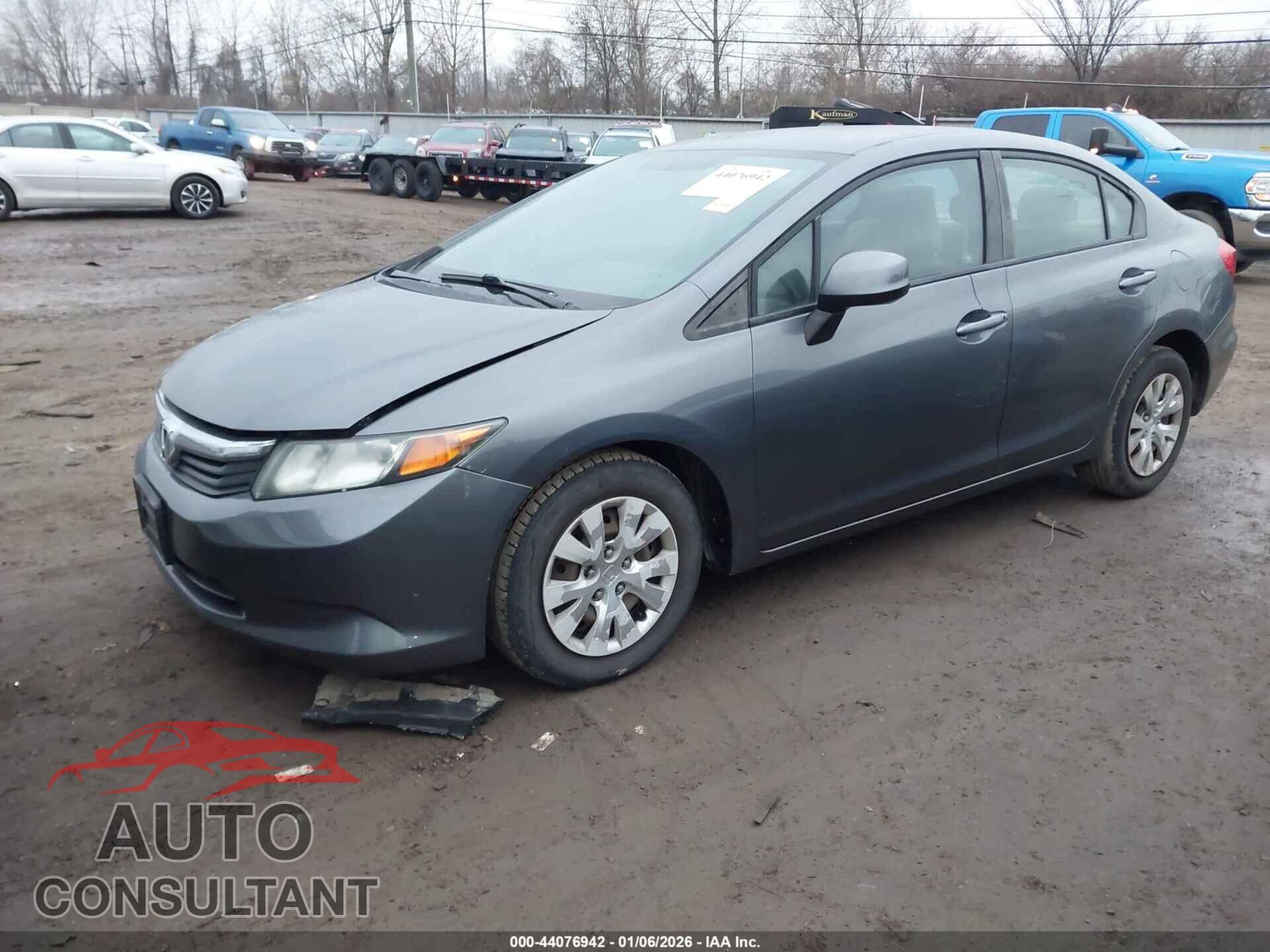HONDA CIVIC 2012 - 19XFB2F55CE105776