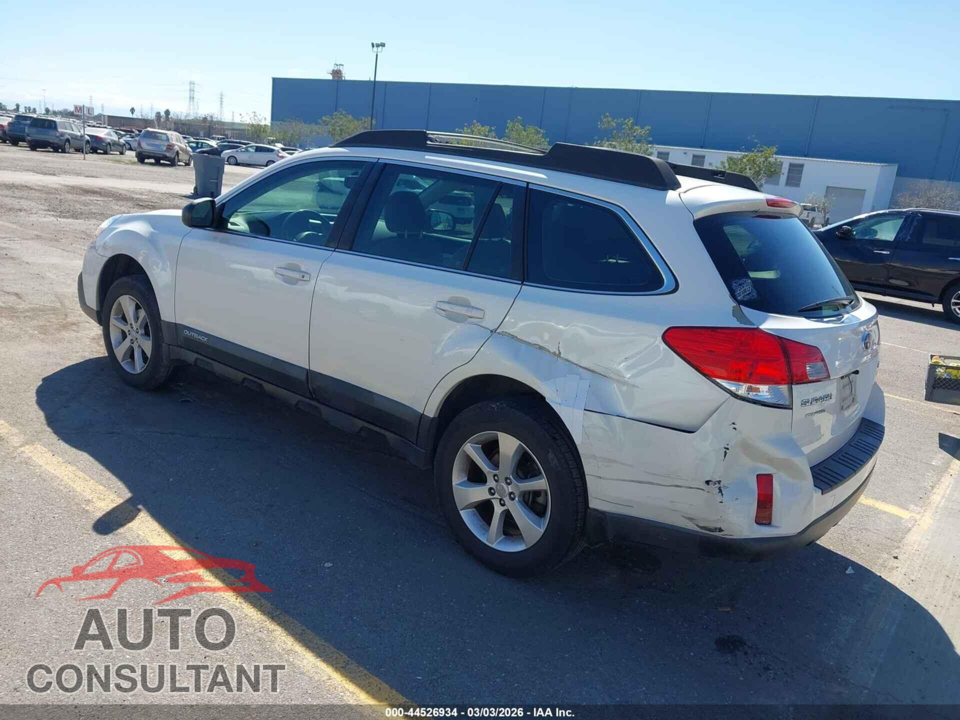 SUBARU OUTBACK 2014 - 4S4BRBAC4E3205986