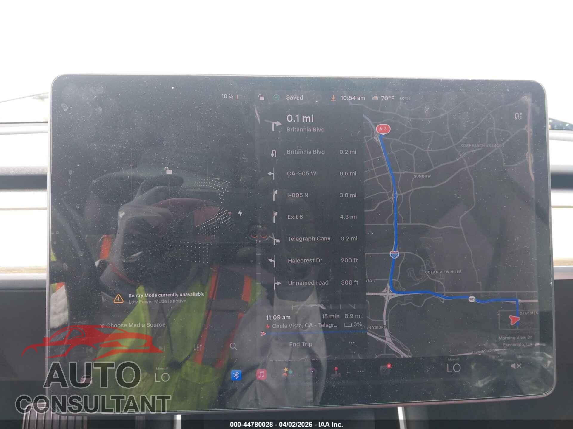 TESLA MODEL 3 2019 - 5YJ3E1EA9KF190374