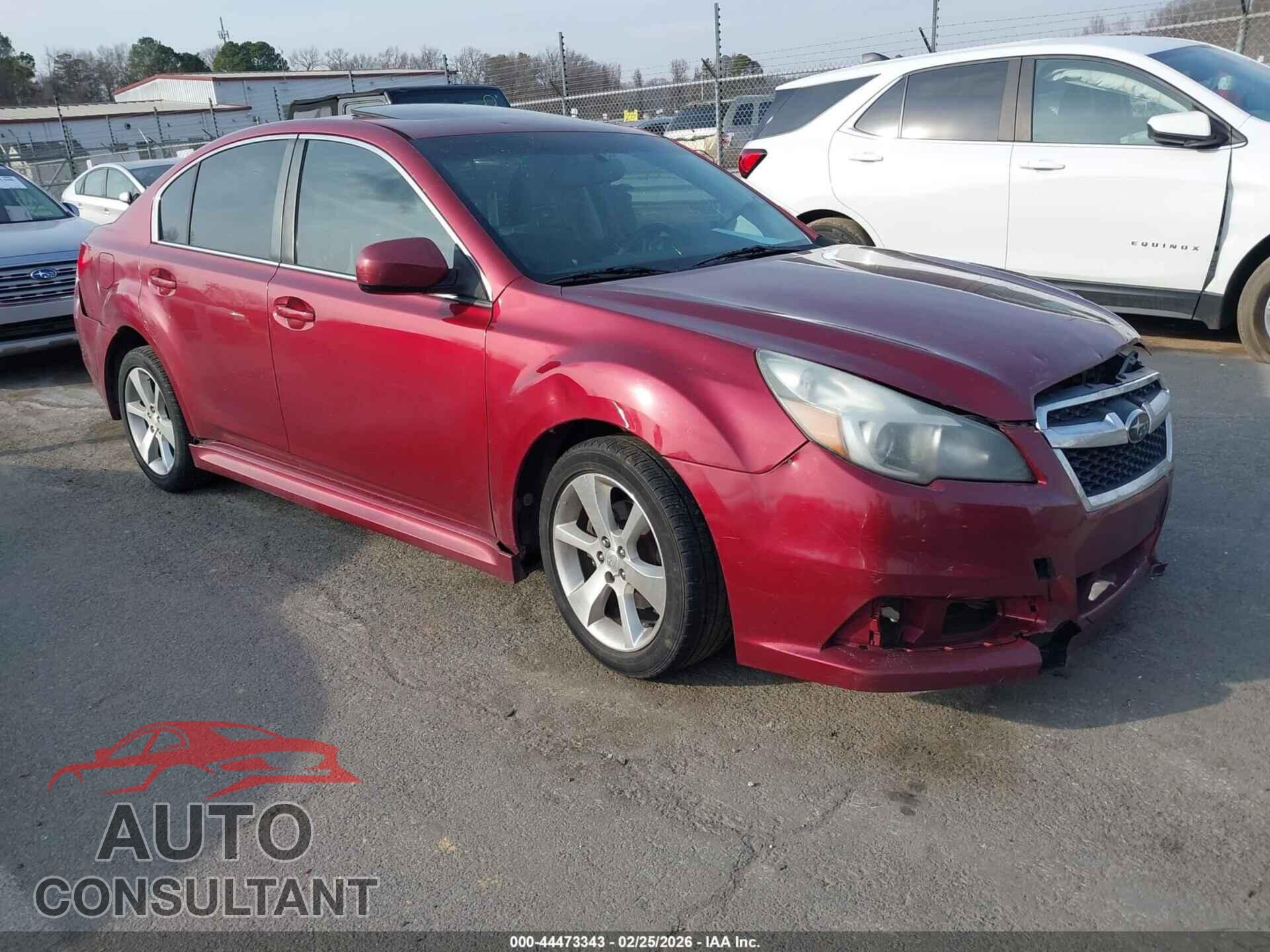 SUBARU LEGACY 2014 - 4S3BMBD63E3015864