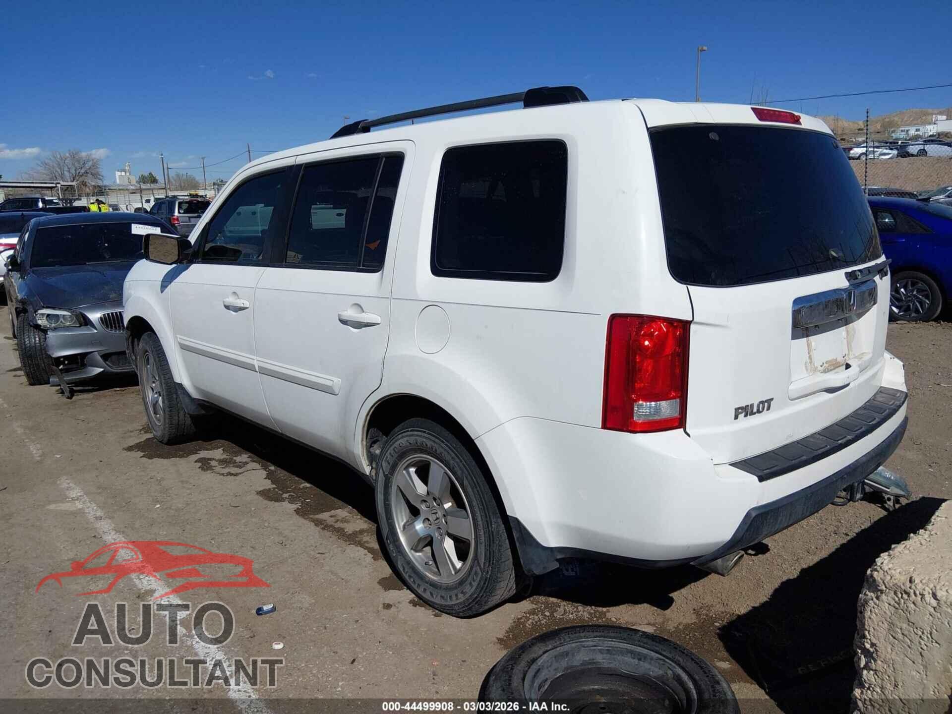 HONDA PILOT 2011 - 5FNYF3H72BB002826