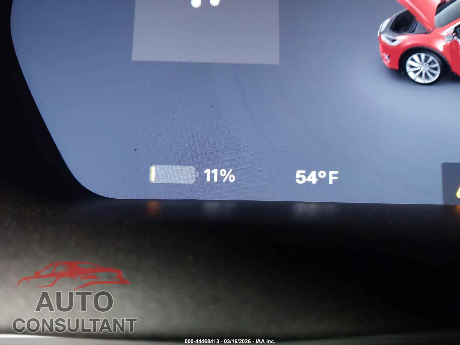 TESLA MODEL X 2016 - 5YJXCBE48GFS00780