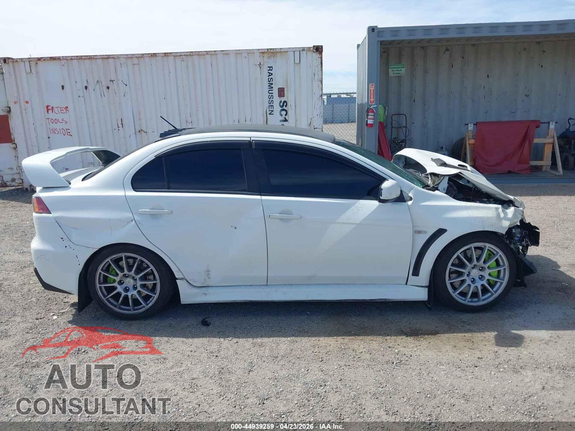 MITSUBISHI LANCER EVOLUTION 2011 - JA32W8FV8BU046887