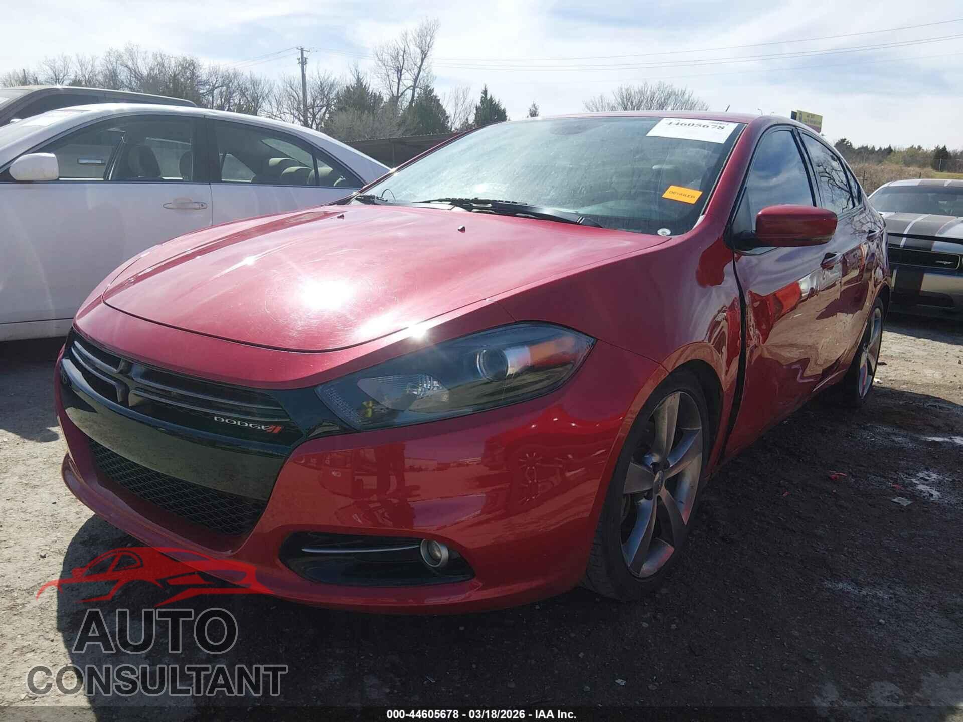 DODGE DART 2013 - 1C3CDFCB0DD327924