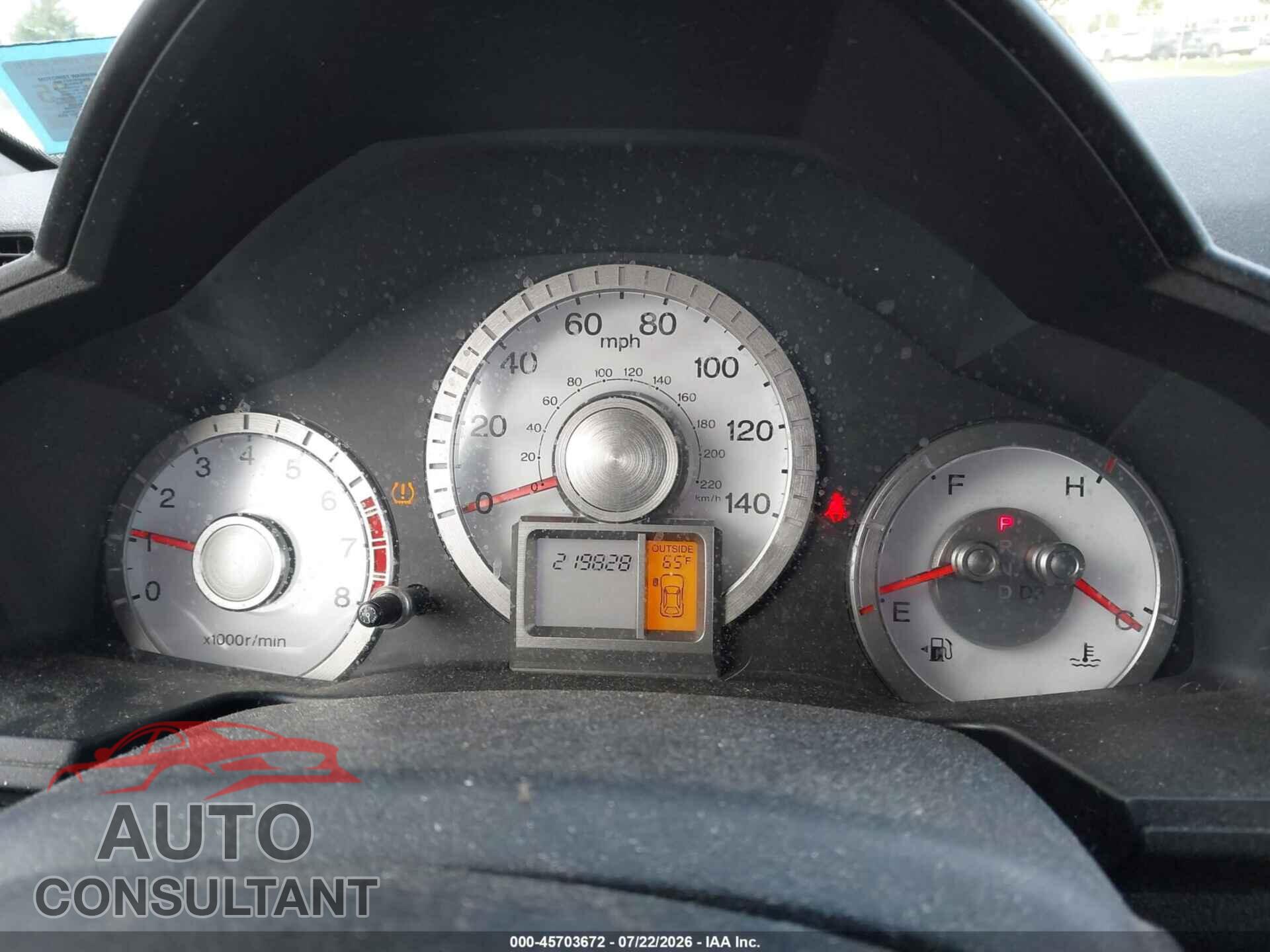 HONDA PILOT 2011 - 5FNYF4H55BB035582