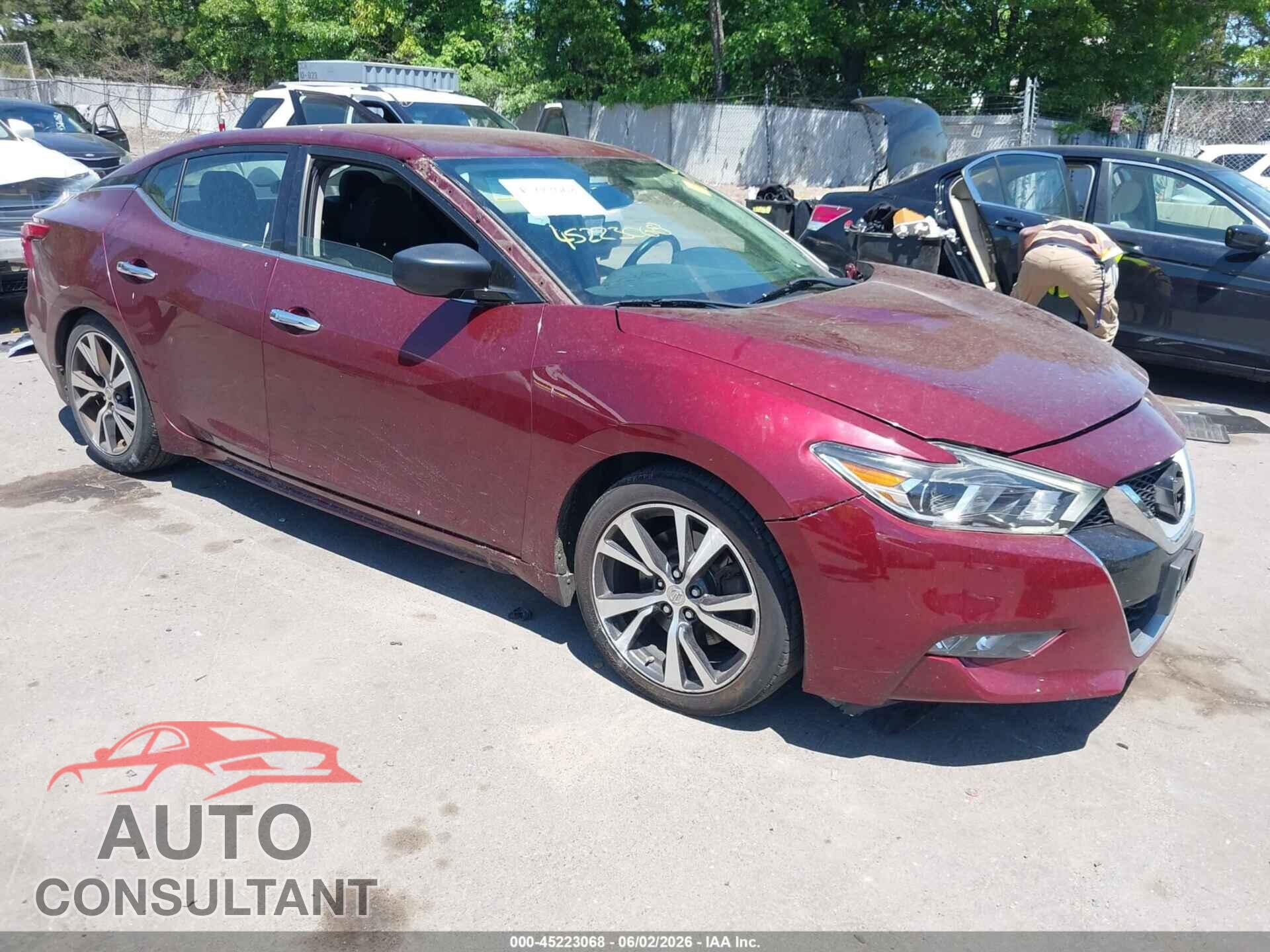 NISSAN MAXIMA 2016 - 1N4AA6AP2GC901028