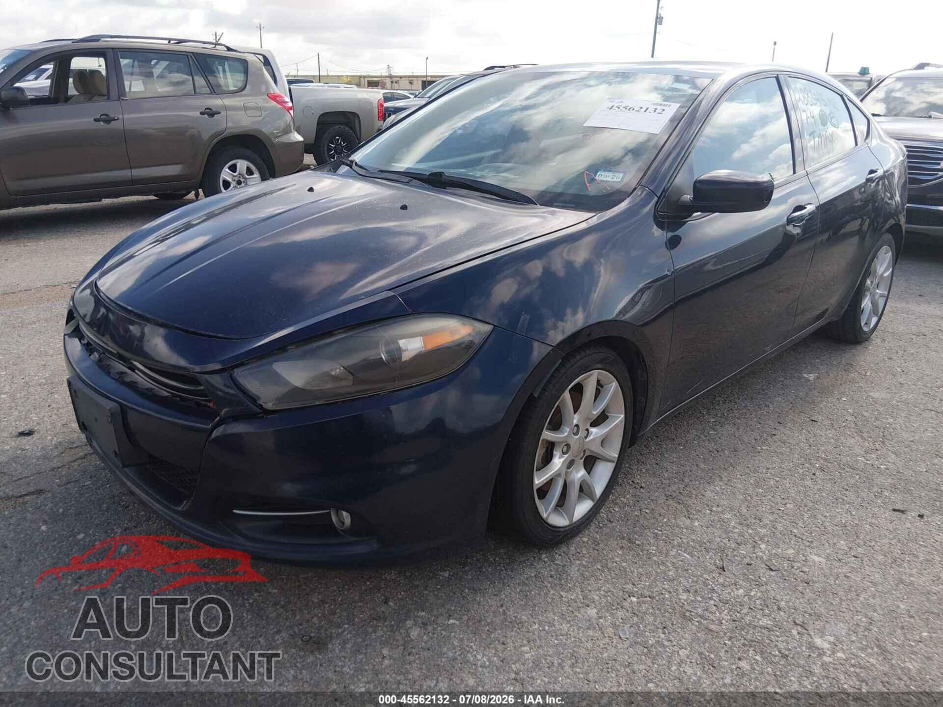 DODGE DART 2013 - 1C3CDFBA2DD288343