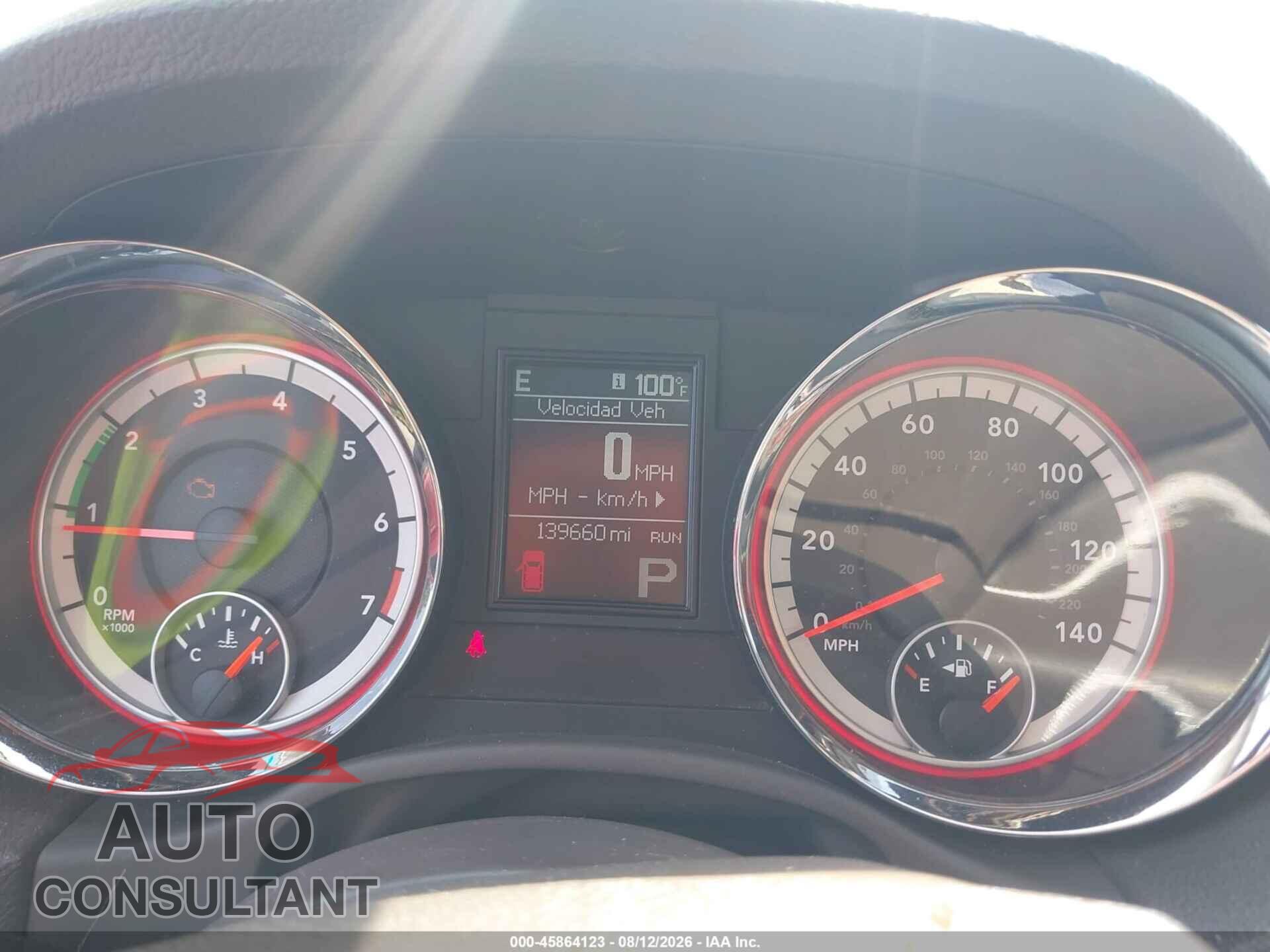 DODGE DURANGO 2012 - 1C4RDJDG9CC337486
