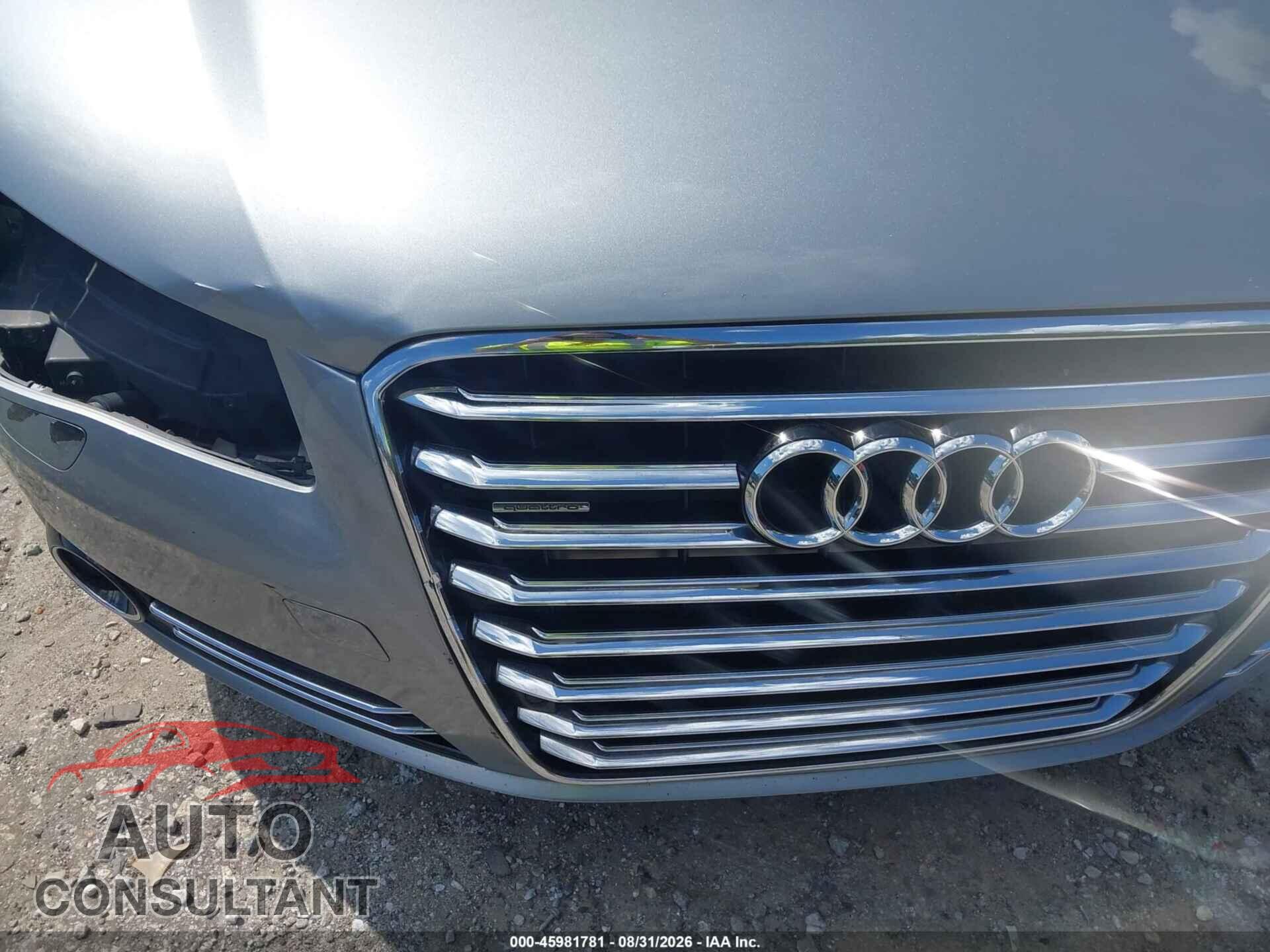 AUDI A8 2012 - WAUAVAFD6CN032736