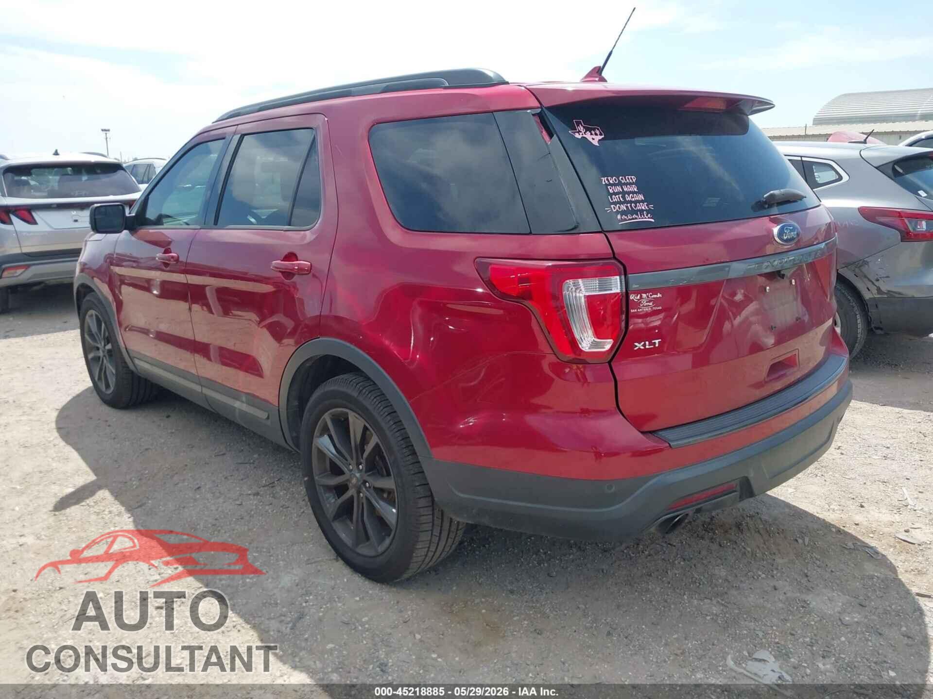 FORD EXPLORER 2018 - 1FM5K7D82JGA13541