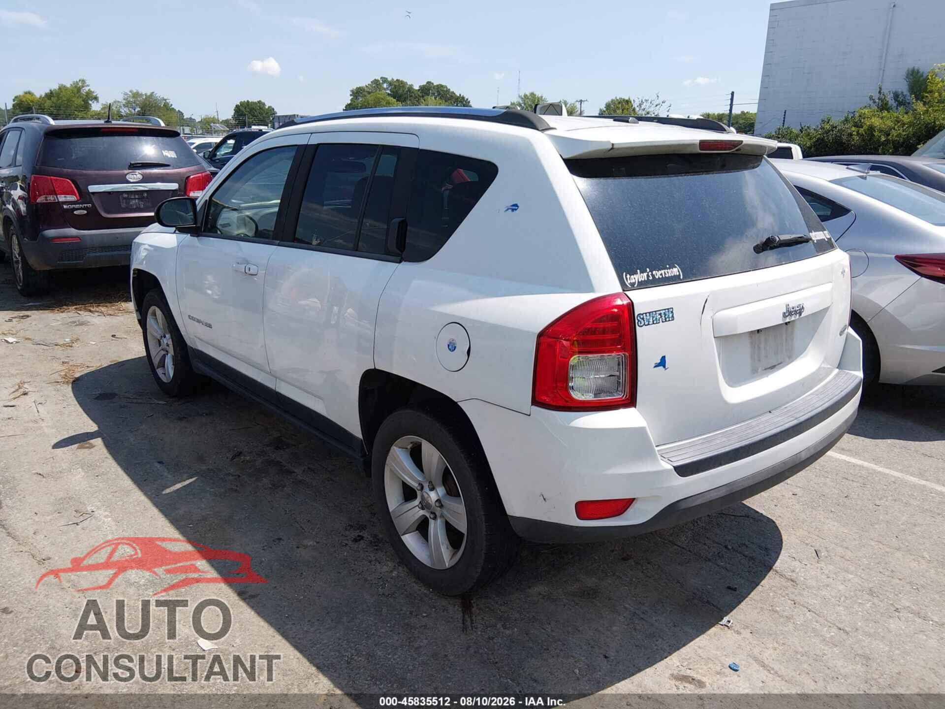 JEEP COMPASS 2011 - 1J4NT1FB8BD190082