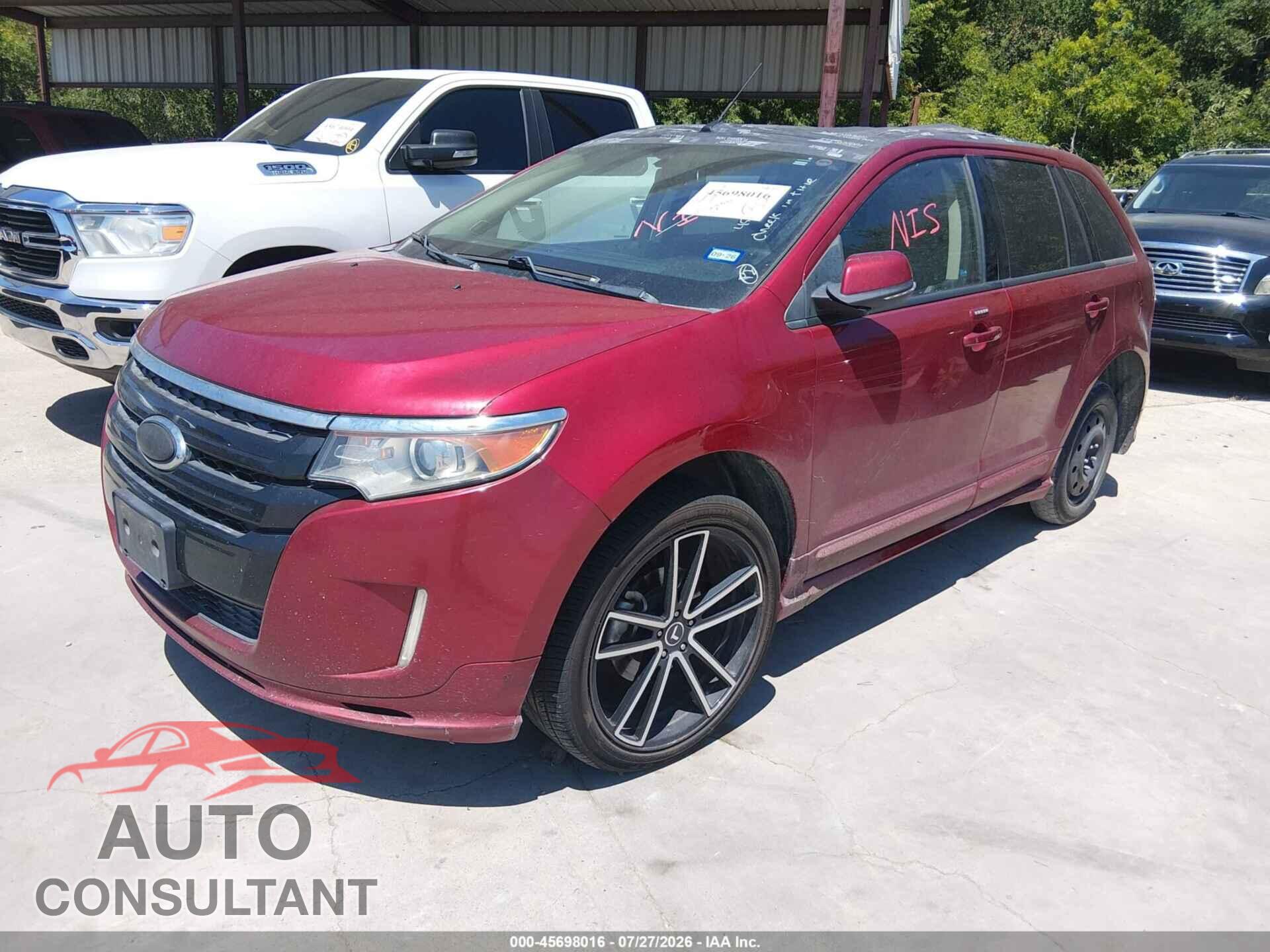 FORD EDGE 2013 - 2FMDK3AK6DBC49013
