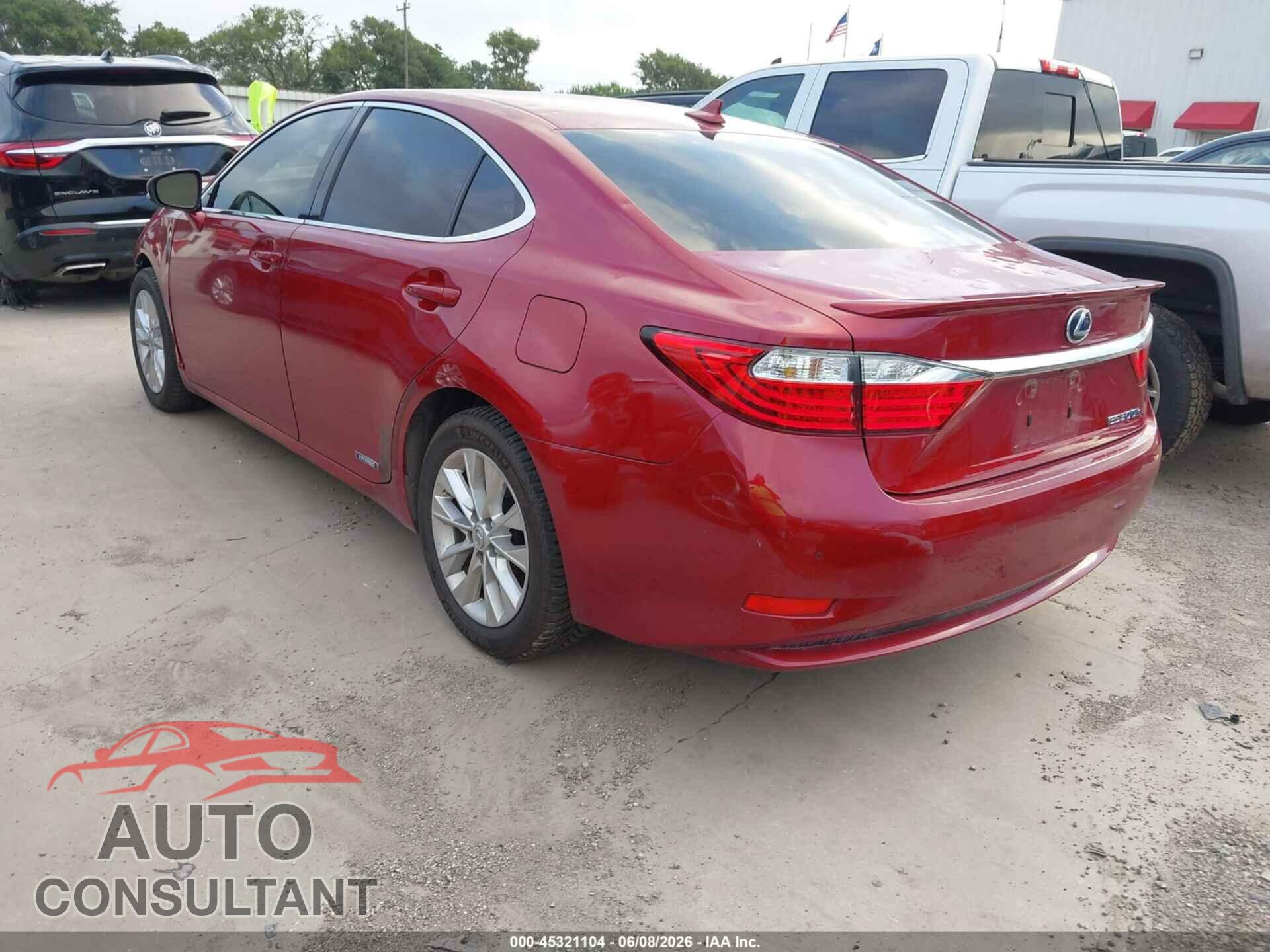 LEXUS ES 300H 2014 - JTHBW1GG4E2075648