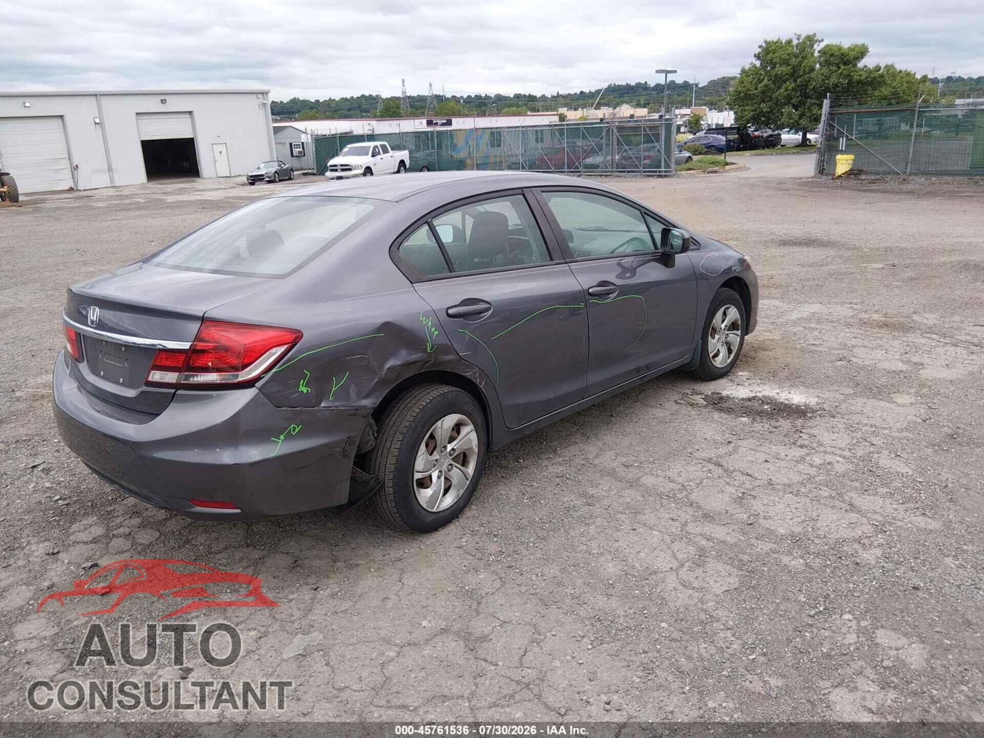 HONDA CIVIC 2014 - 19XFB2F53EE256781