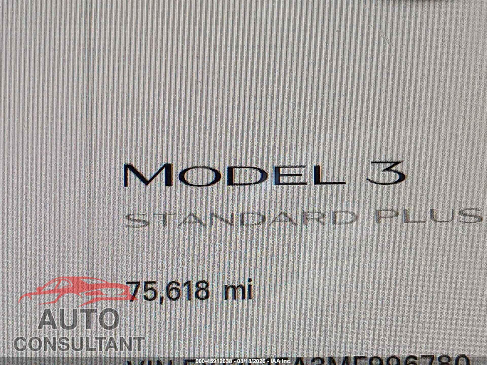 TESLA MODEL 3 2021 - 5YJ3E1EA3MF996780