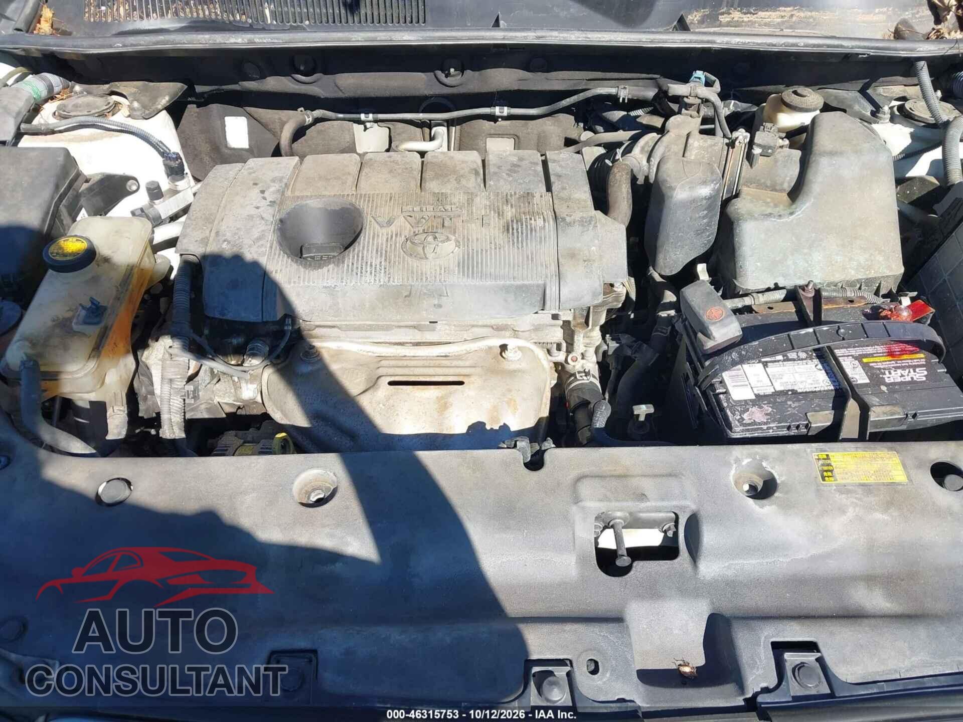 TOYOTA RAV4 2012 - 2T3DF4DV2CW270036
