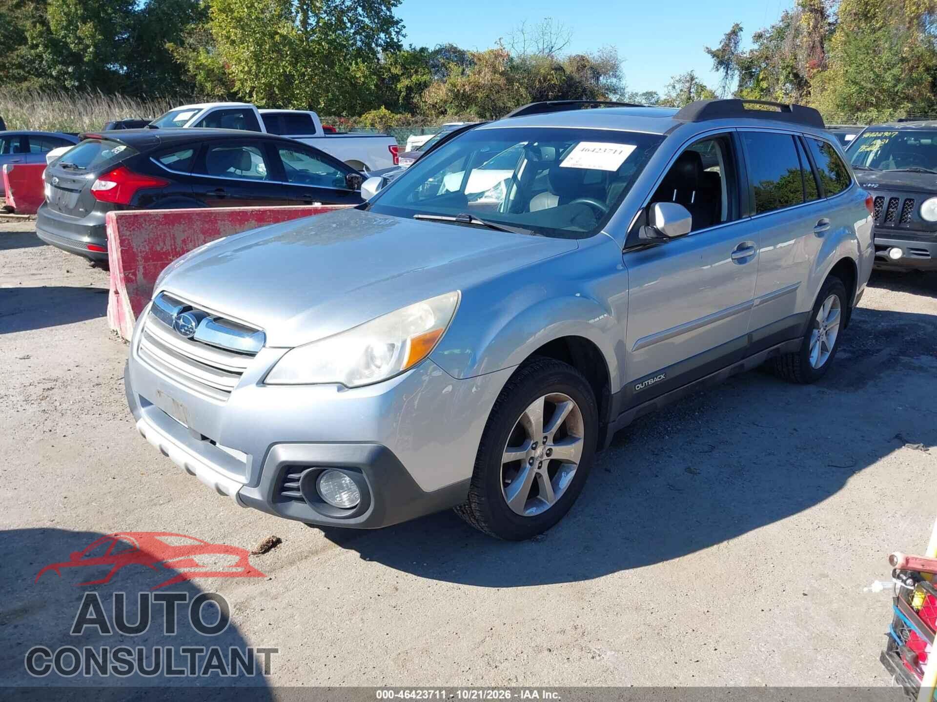 SUBARU OUTBACK 2014 - 4S4BRBLC2E3328585