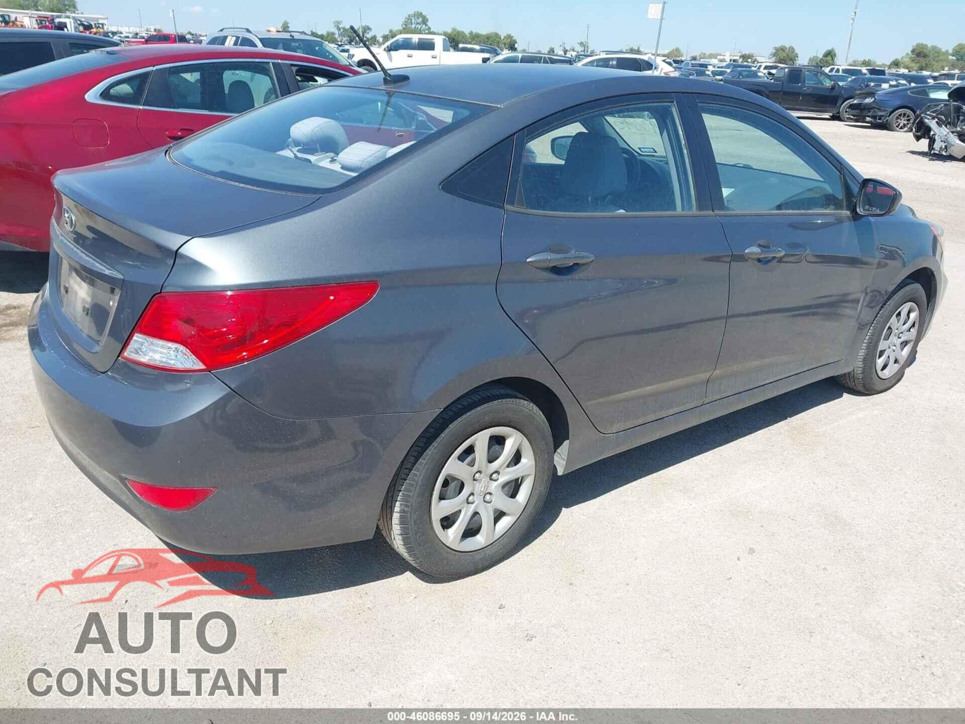 HYUNDAI ACCENT 2012 - KMHCT4AE3CU241761