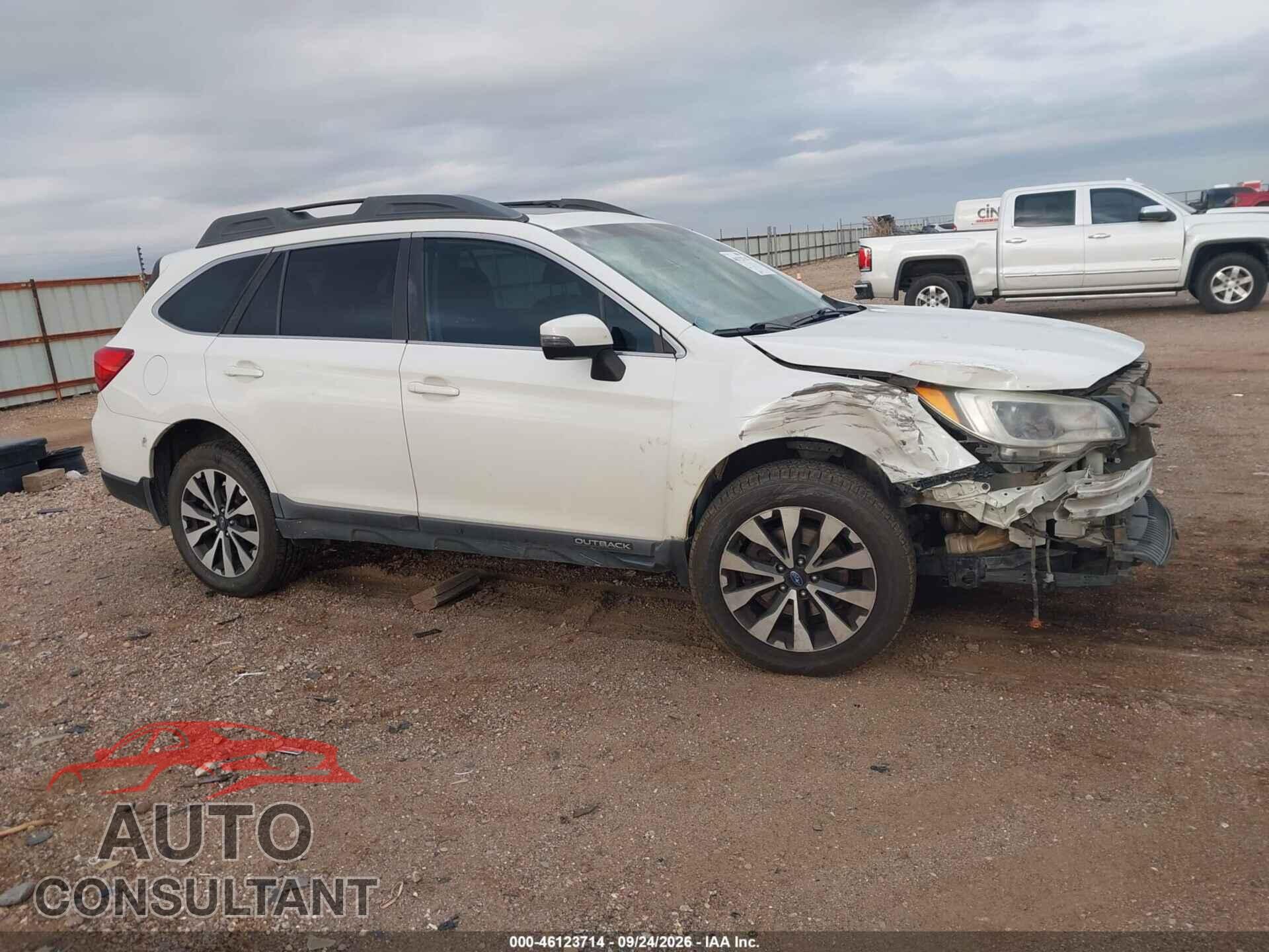 SUBARU OUTBACK 2016 - 4S4BSBLC4G3253850