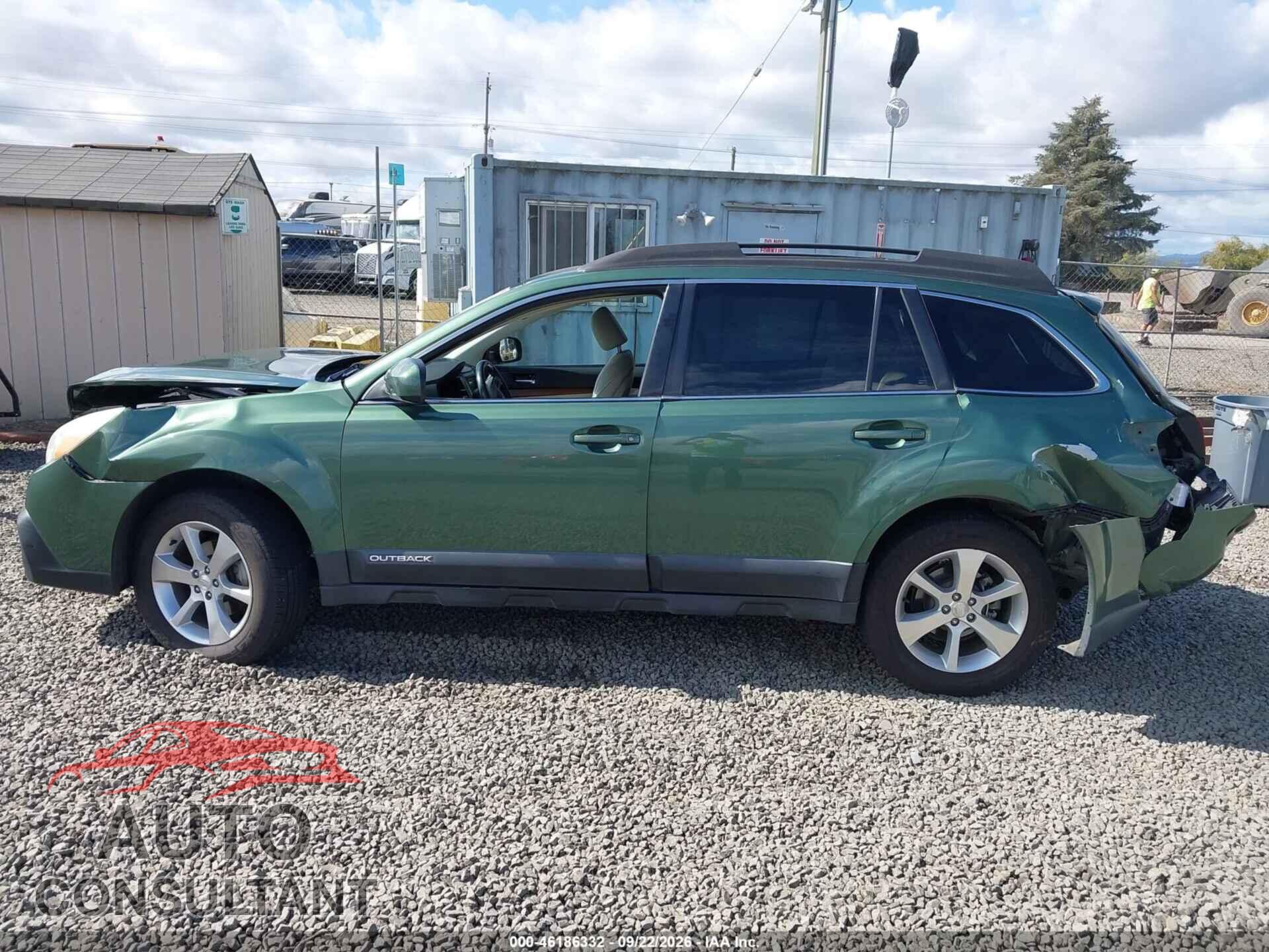 SUBARU OUTBACK 2014 - 4S4BRBLC4E3258717