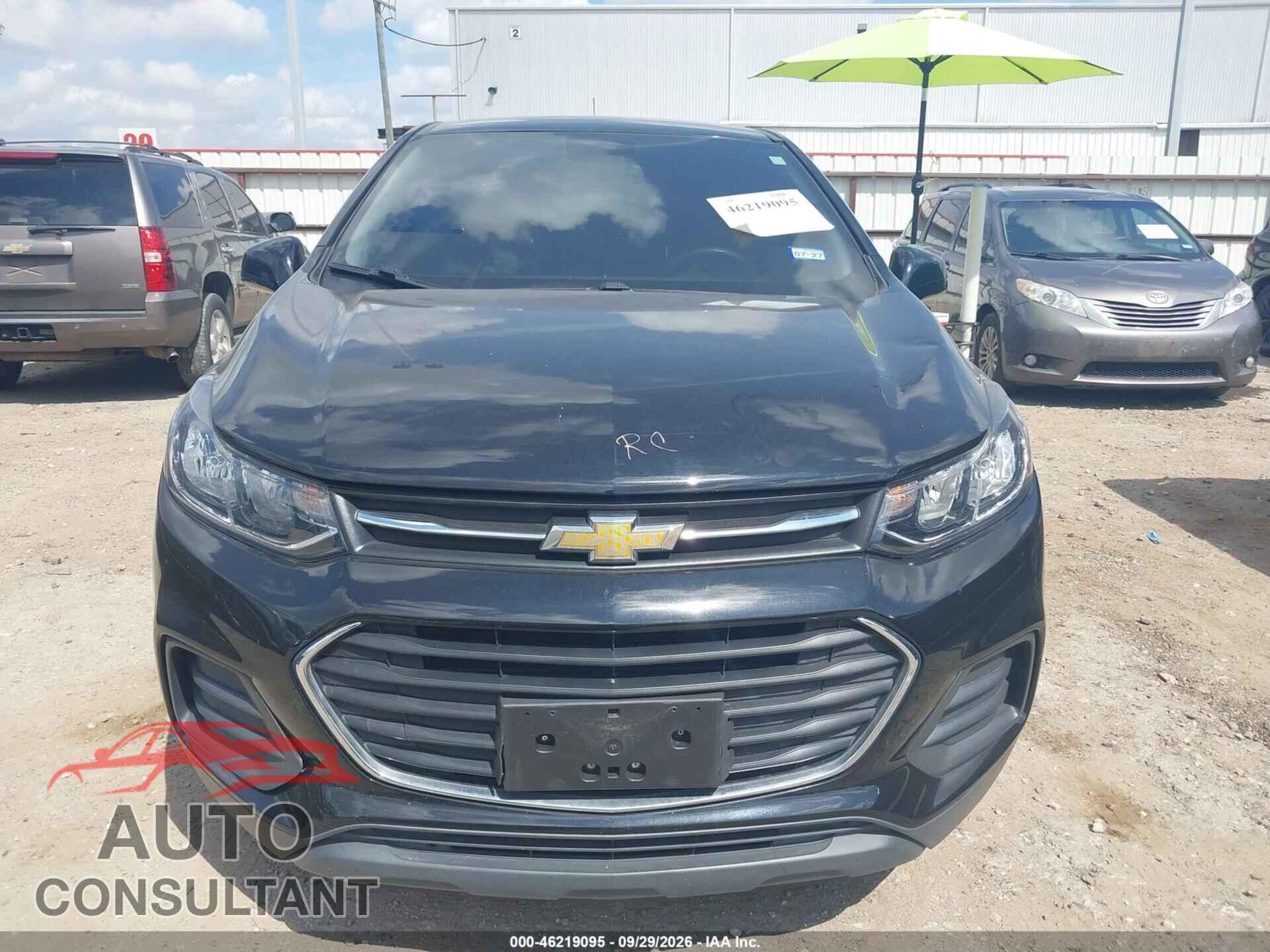 CHEVROLET TRAX 2019 - 3GNCJNSB3KL340231