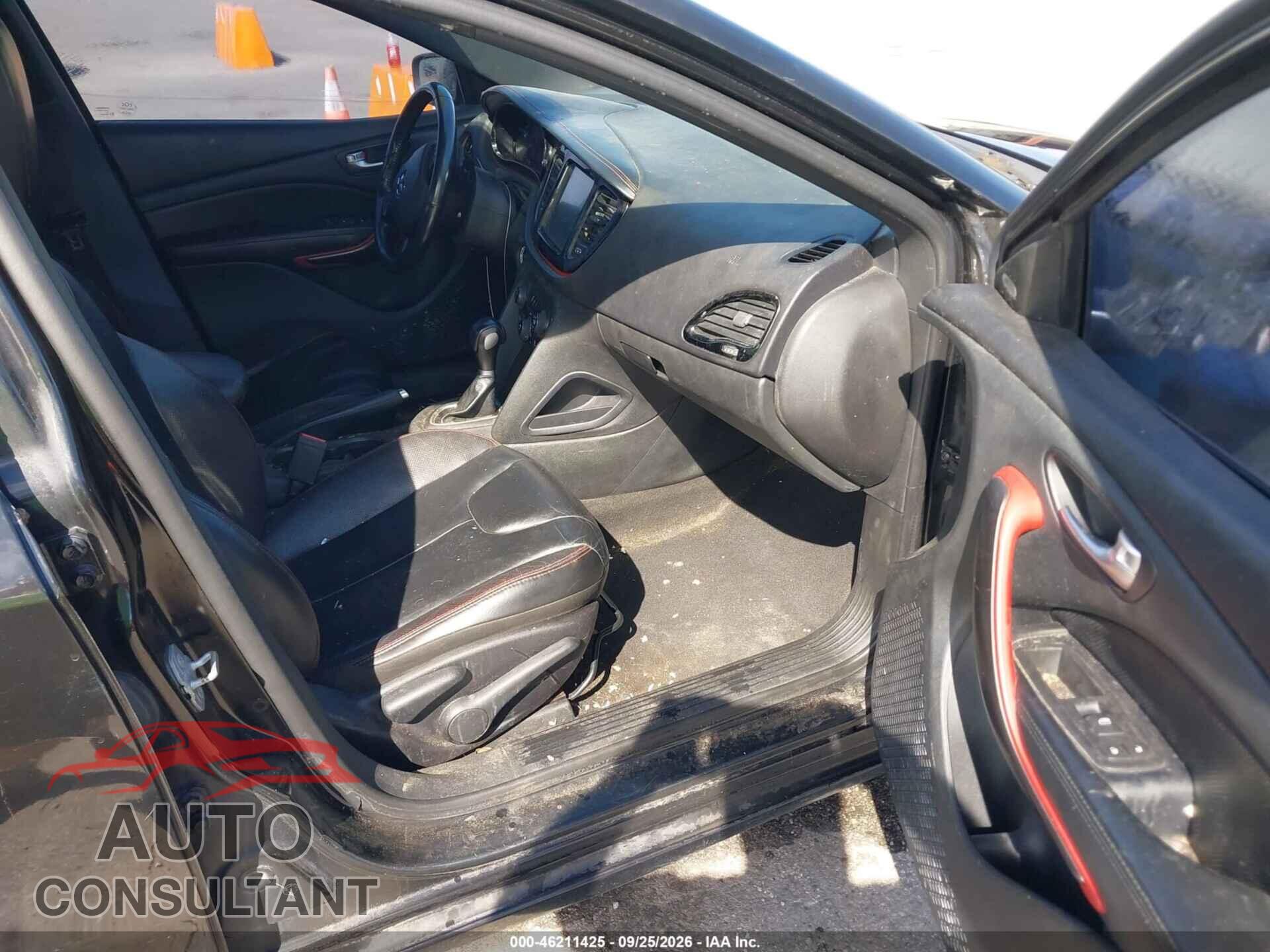 DODGE DART 2015 - 1C3CDFEB3FD369424