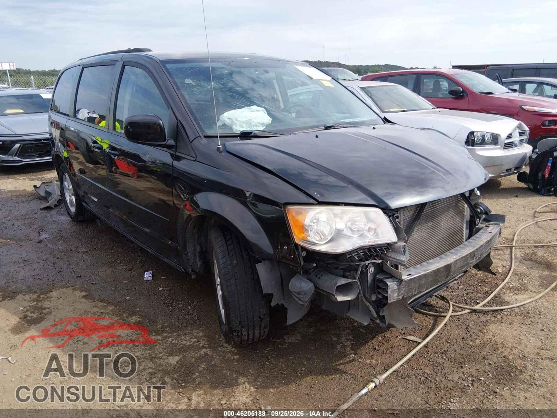 DODGE CARAVAN 2012 - 02C4RDGC6CR296312