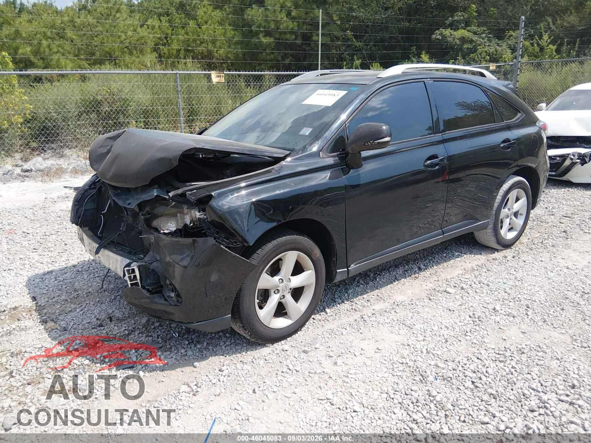 LEXUS RX 350 2011 - 2T2BK1BA2BC084079