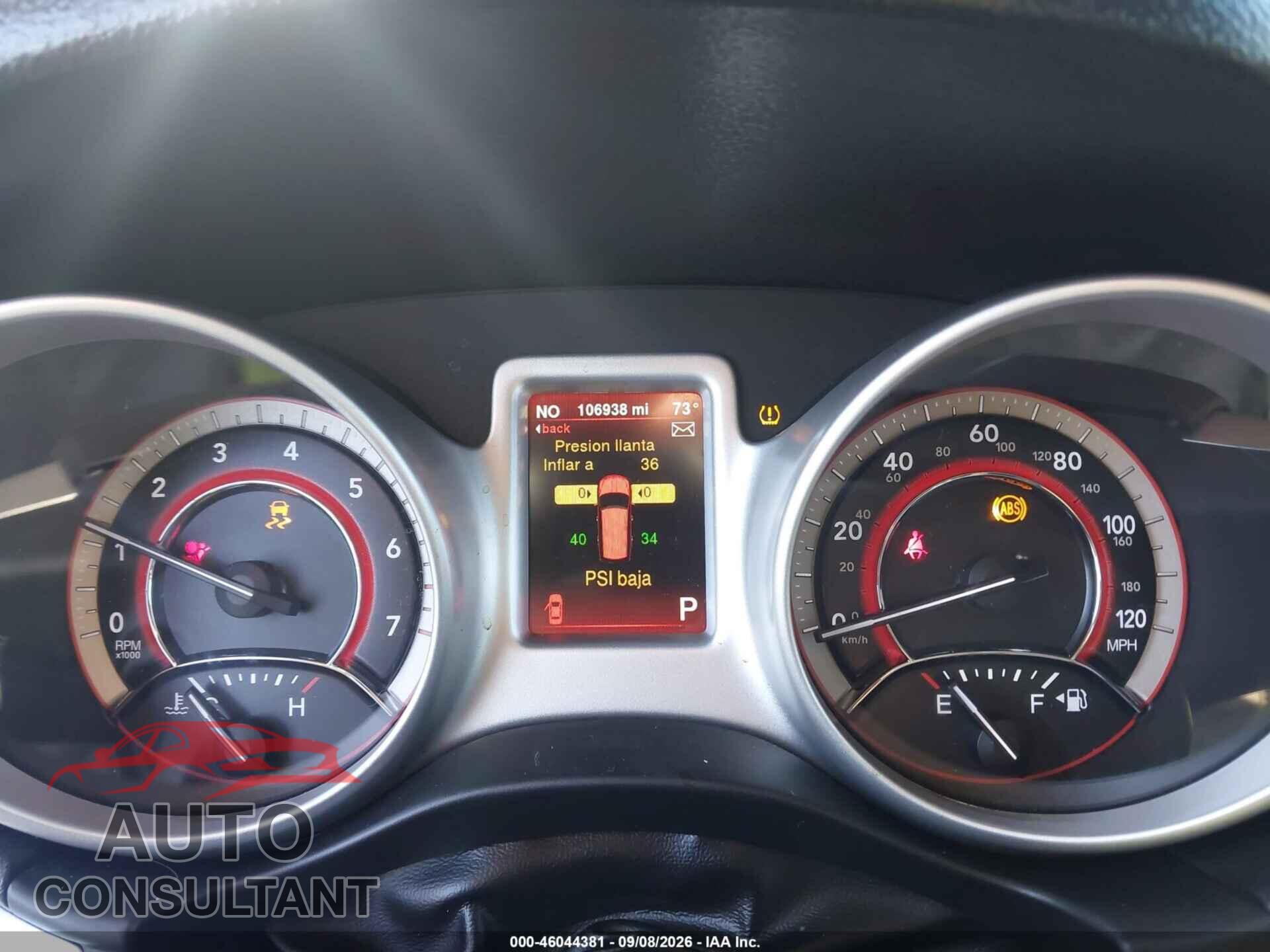DODGE JOURNEY 2016 - 3C4PDDEGXGT102130