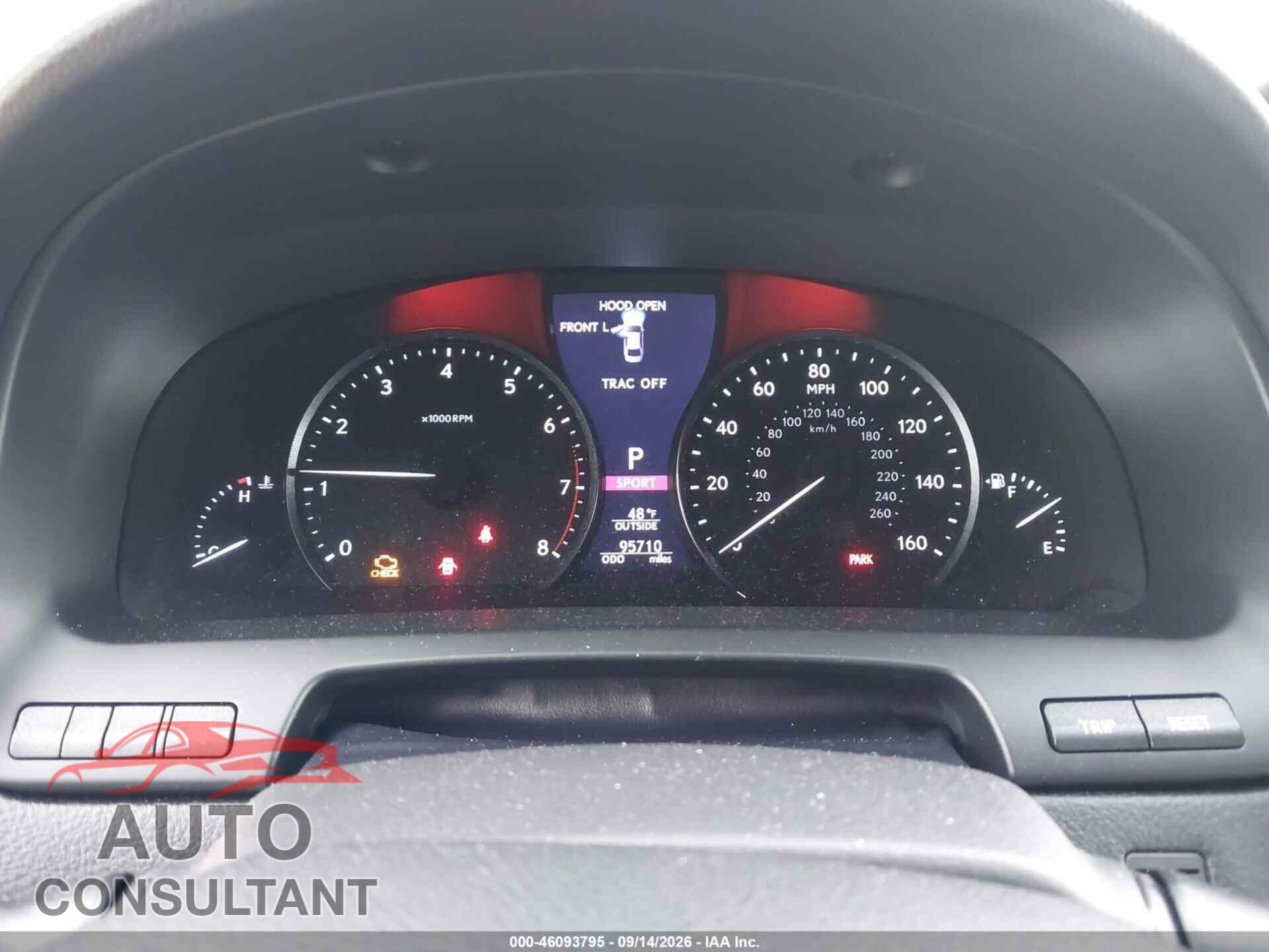 LEXUS LS 460 2013 - JTHCL5EF2D5018280