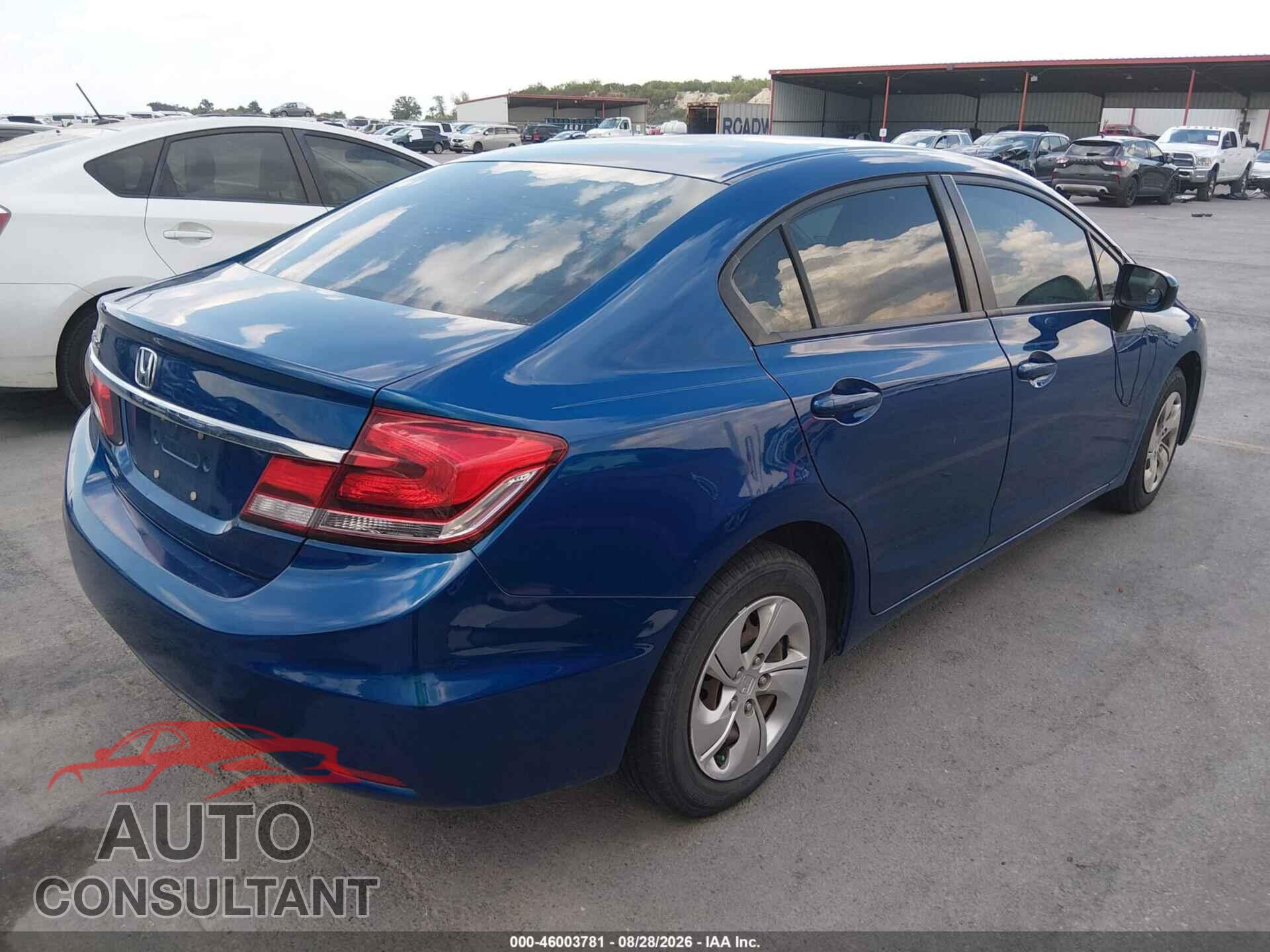 HONDA CIVIC 2014 - 19XFB2F5XEE005336