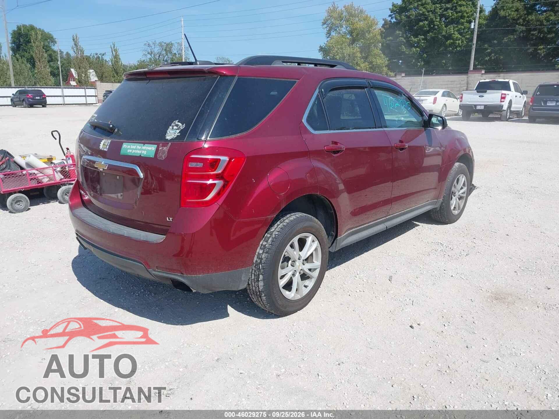CHEVROLET EQUINOX 2017 - 2GNFLFE35H6248438