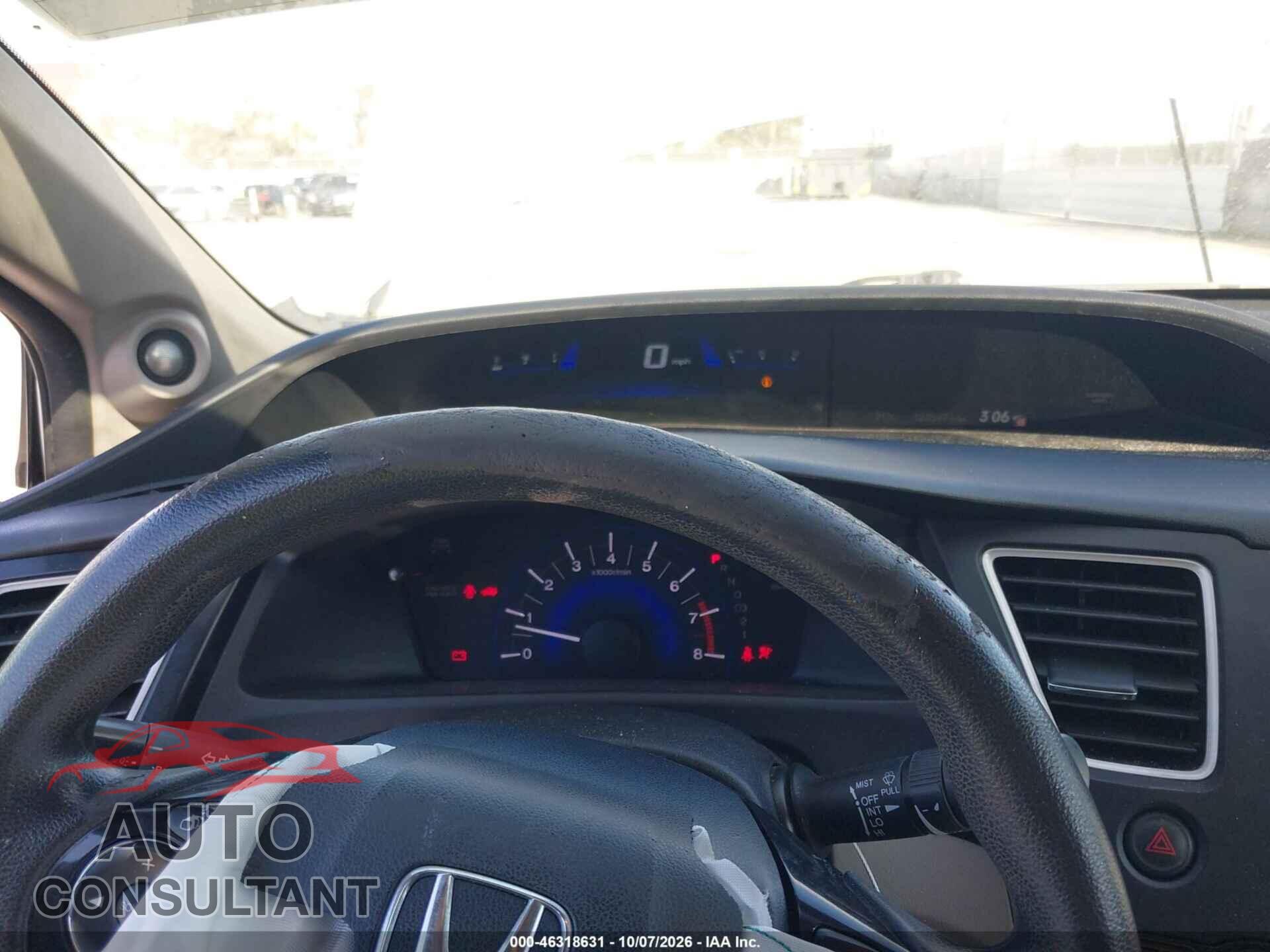 HONDA CIVIC 2013 - 2HGFG3B88DH524588