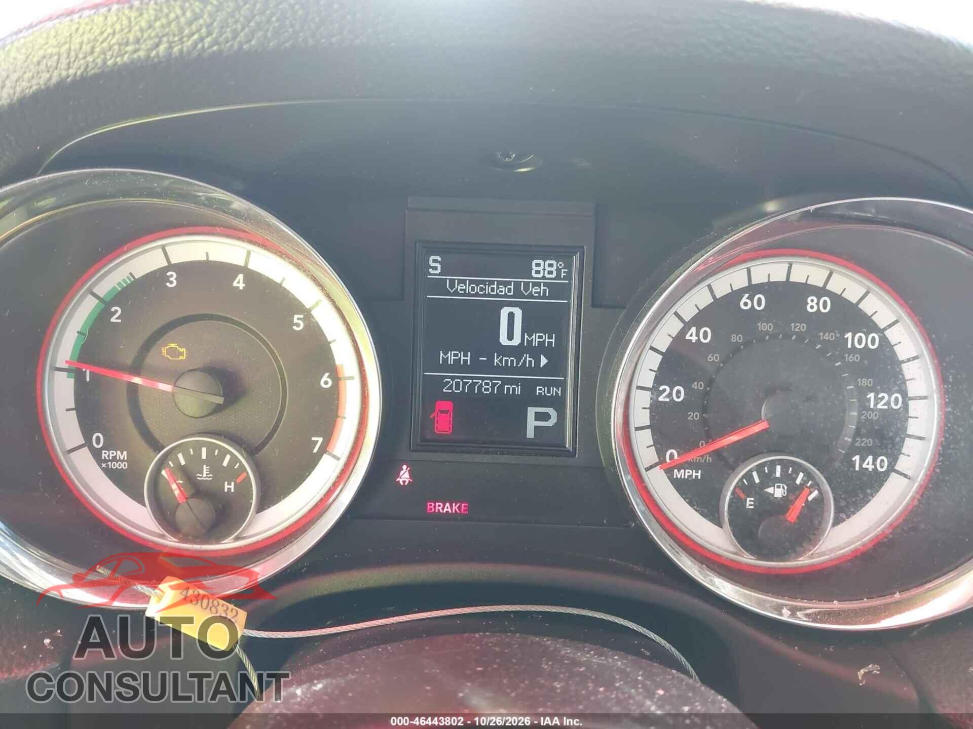DODGE DURANGO 2011 - 1D4SE5GT2BC689017